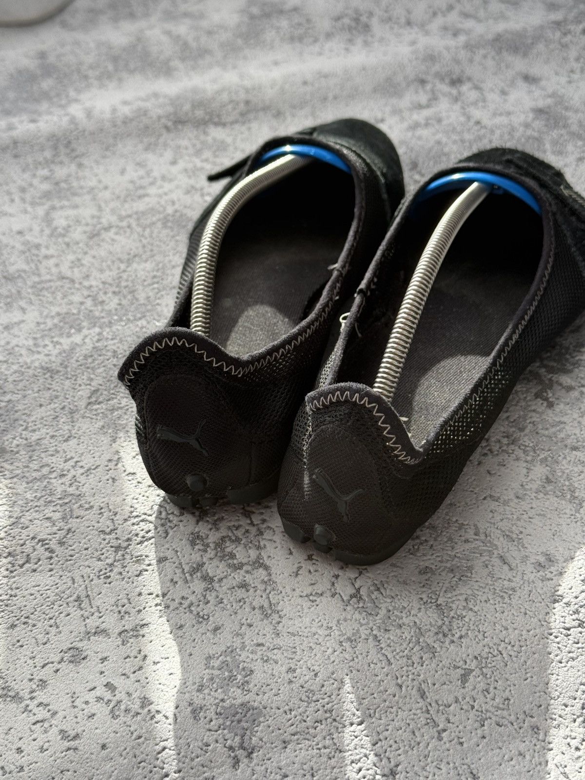 Puma 2000s Puma Flat Ballet Suede Y2K Black Shoes Size in Fact 38 Size US 7.5 / IT 37.5 - 3 Thumbnail