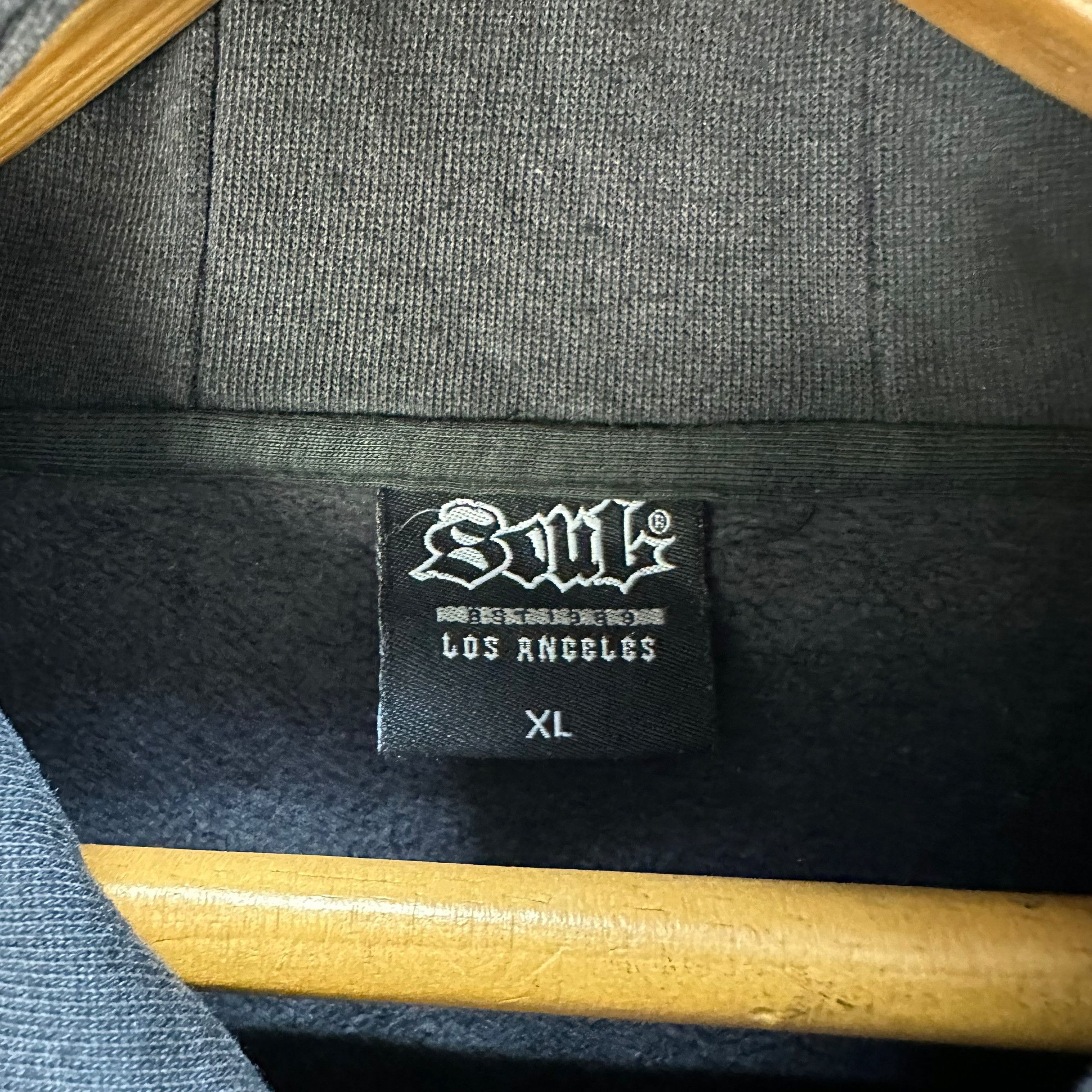 Japanese Brand SOUL LOS ANGELES BIG LOGO PULLOVER HOODIES #9059-53 Size US XL / EU 56 / 4 - 8 Thumbnail