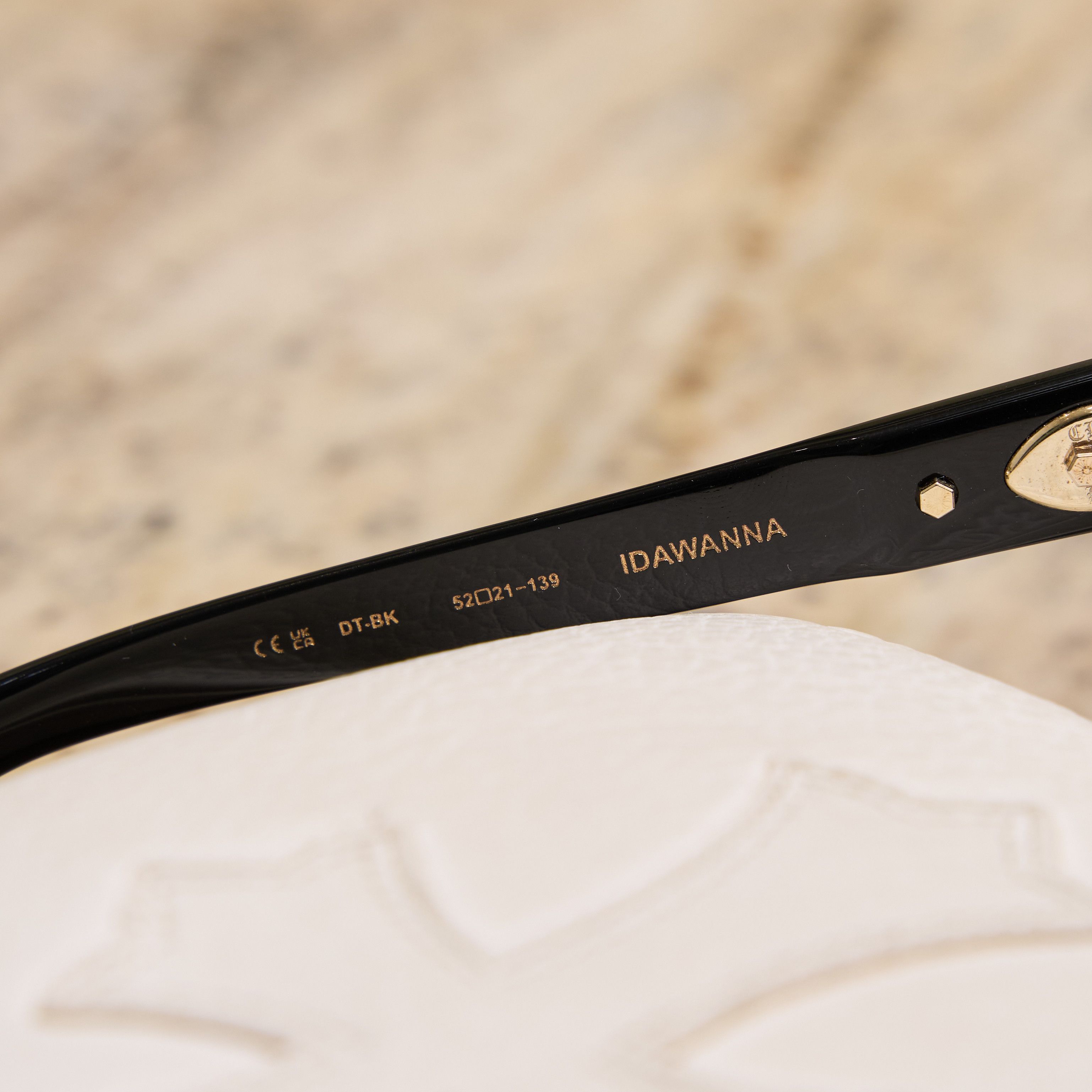 Chrome Hearts CHROME HEARTS IDAWANNA DARK TORTOISE BLACK Size ONE SIZE - 5 Thumbnail