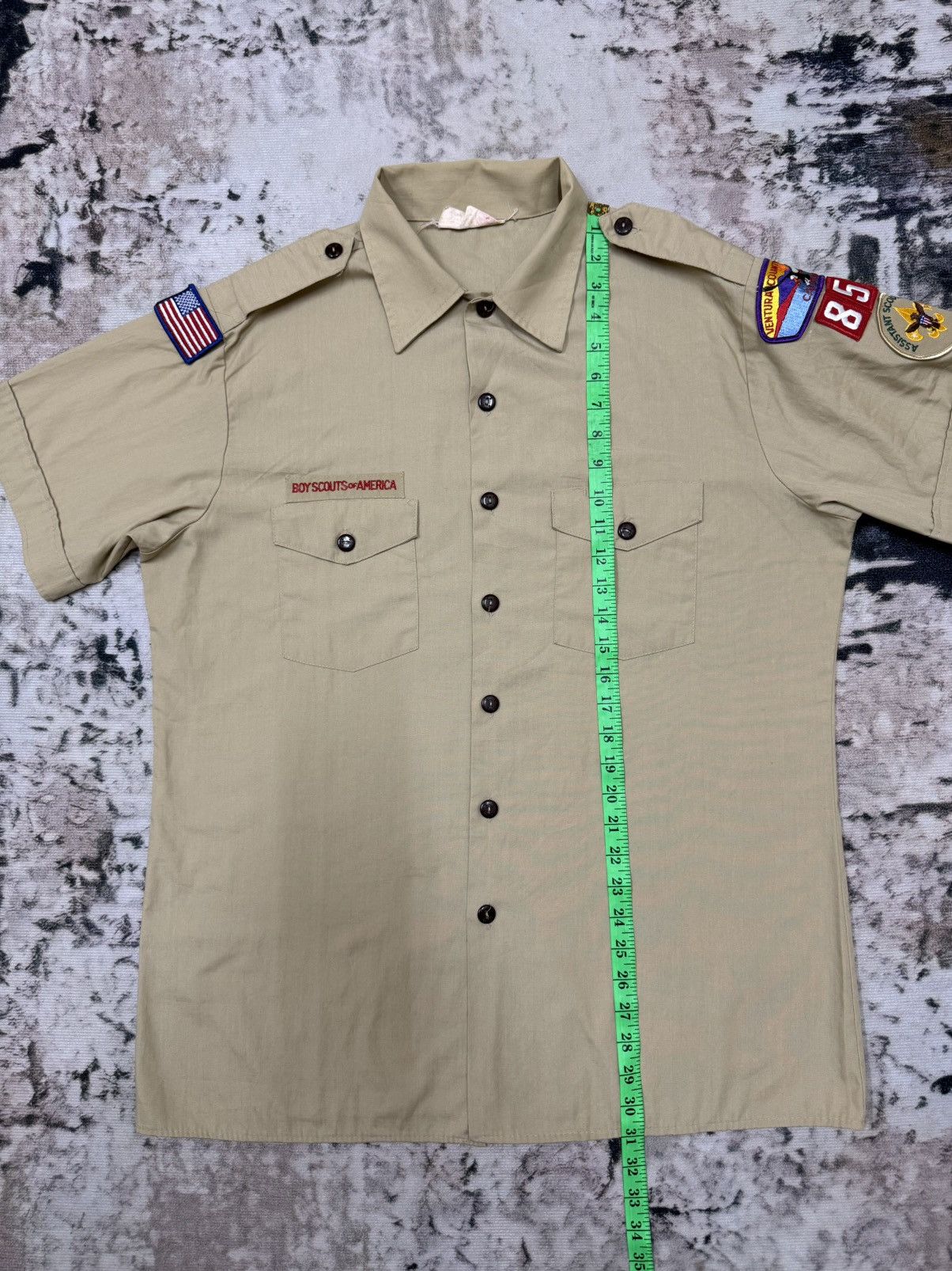 Vintage VINTAGE BOYSCOUT OF AMERICA UNIFORM SHIRT Size US L / EU 52-54 / 3 - 11 Thumbnail