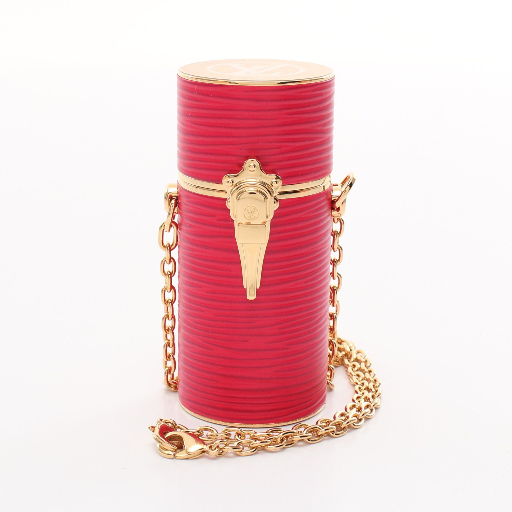 Louis Vuitton Louis Vuitton Lipstick Case Epi Accessory Leather Pink Gold With Chain Strap Size ONE SIZE - 1 Thumbnail