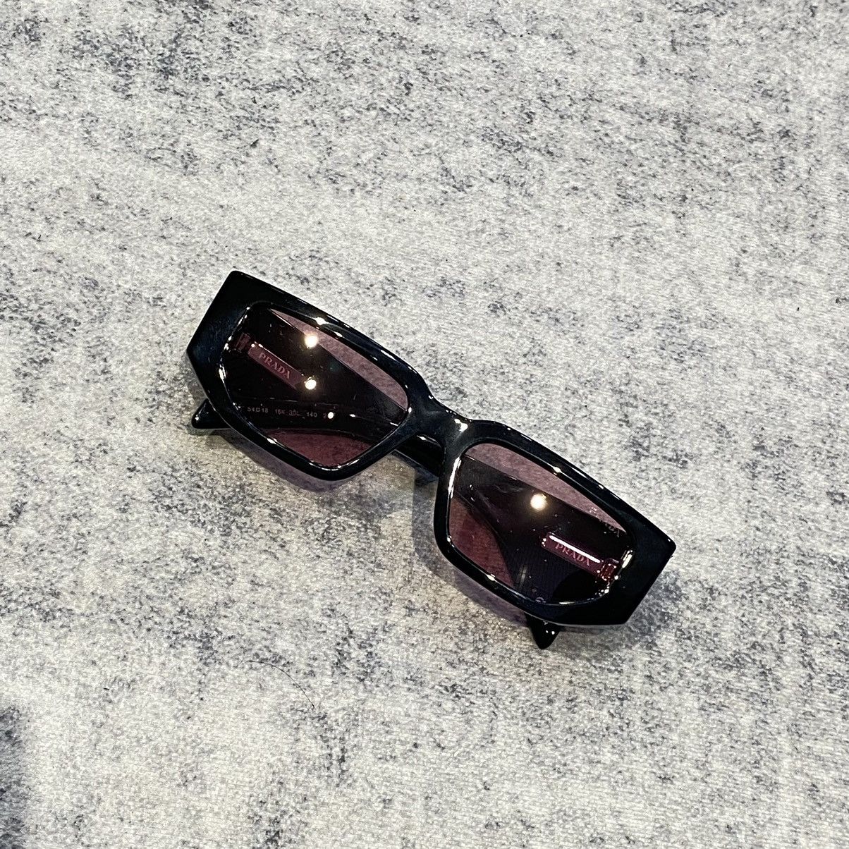 Prada PRADA 0PR 09ZS 16K30L BLACK PINK Size ONE SIZE - 9 Thumbnail