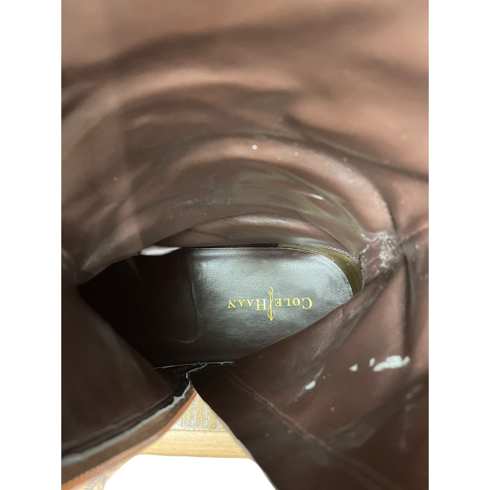Cole Haan Cole Haan Womens Brown Leather Equestrian Boots Size 6.5B SK Size US 6.5 / IT 36.5 - 10 Thumbnail