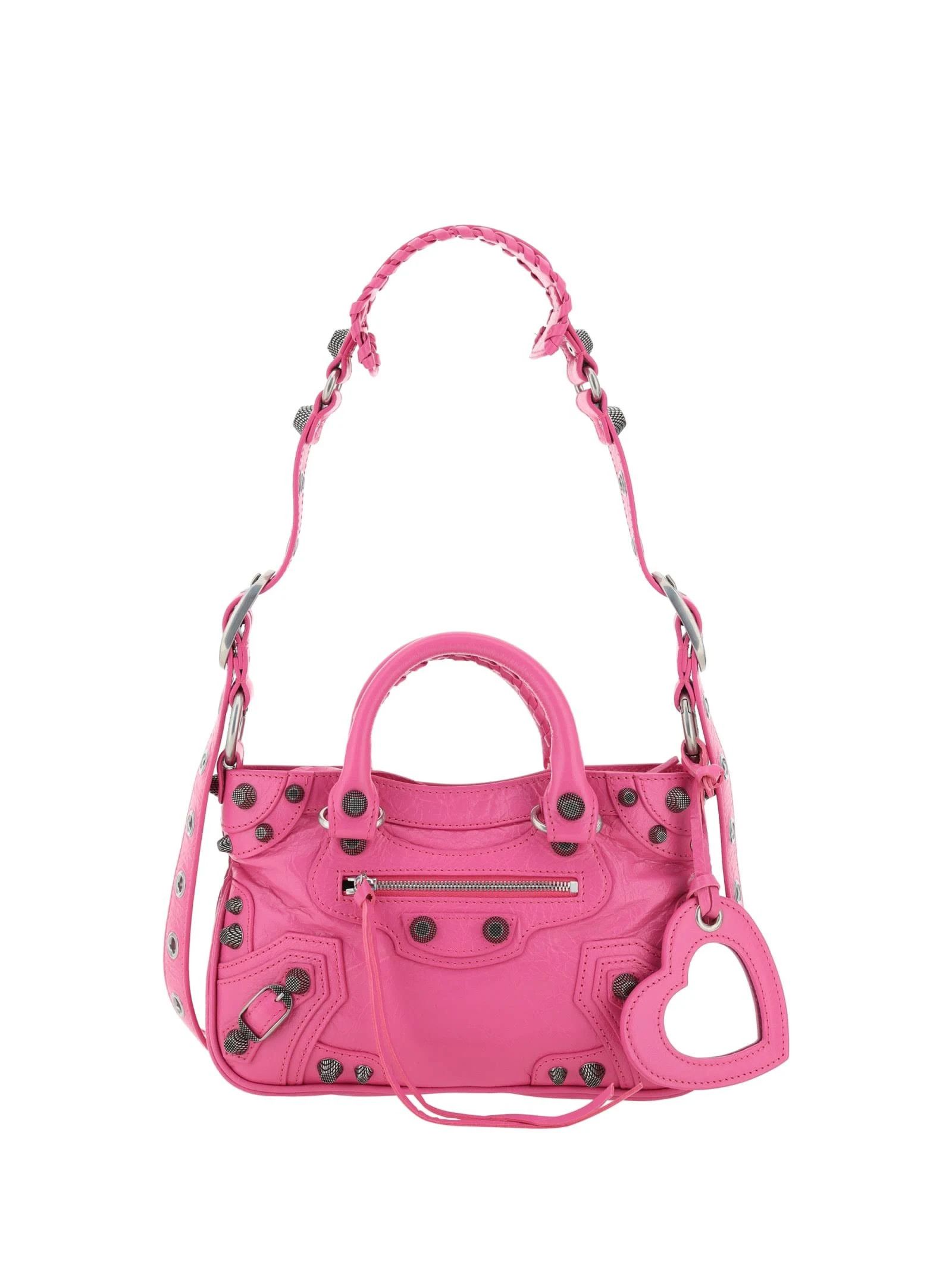 Balenciaga o1srvl11e1124 Size: OS / Neo Cagole Small Tote Bag in Pink Size ONE SIZE - 1 Thumbnail