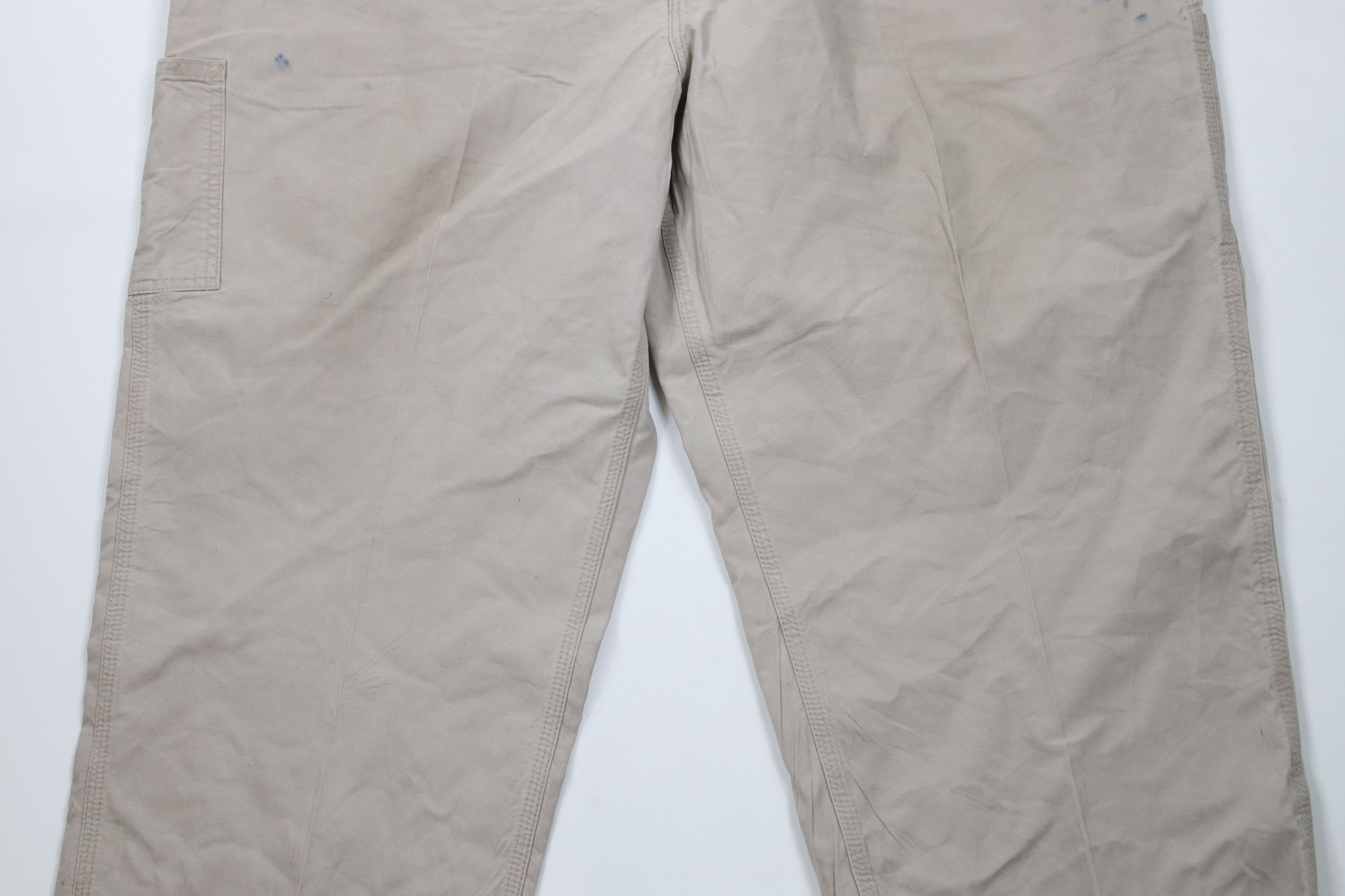 Carhartt × Vintage Vintage Y2K Carhartt Original Fit Wide Leg Pants Khaki Tan Size US 44 / EU 60 - 3 Thumbnail