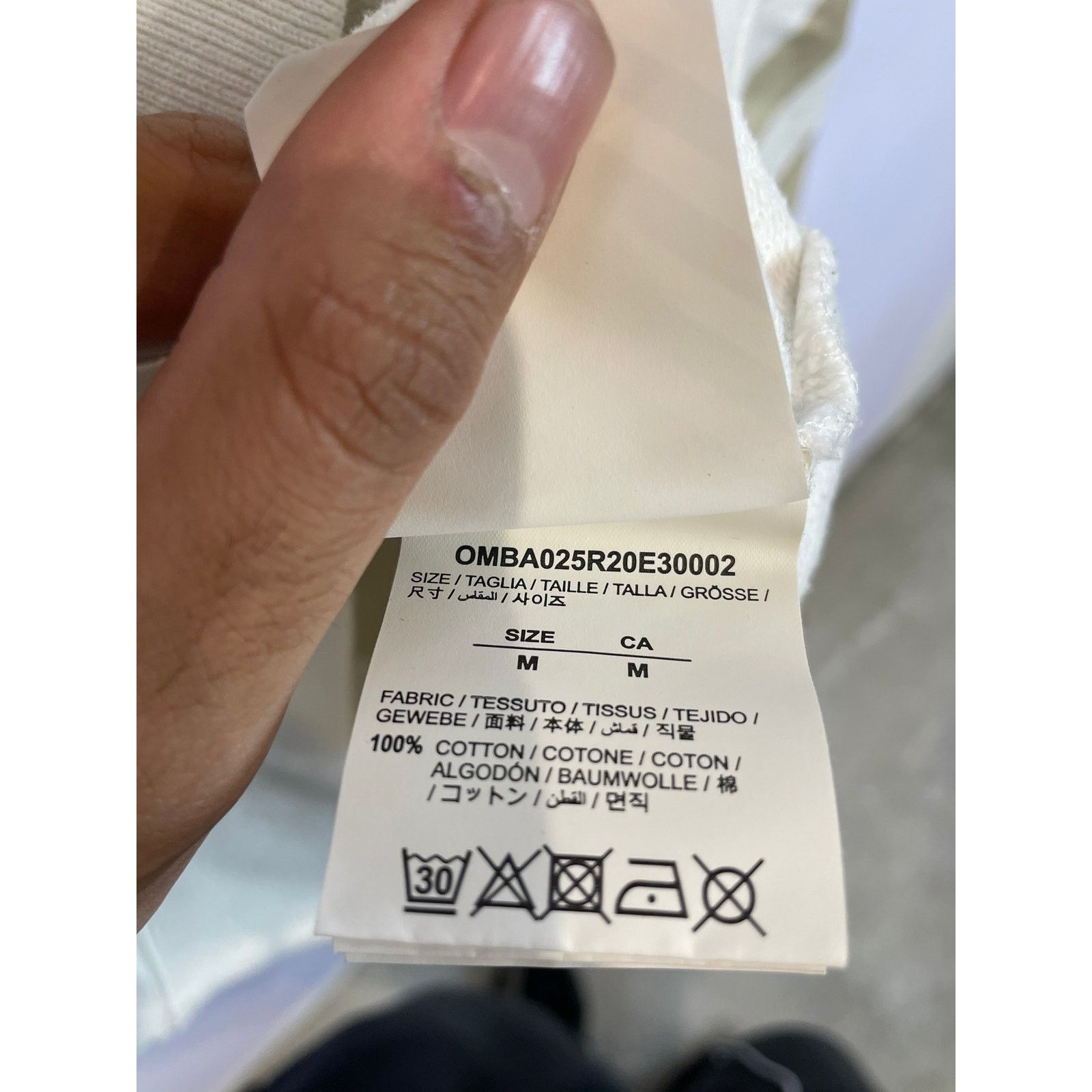 Off-White Off White Crewneck White Cream Used Medium Size M / US 6-8 / IT 42-44 - 4 Thumbnail