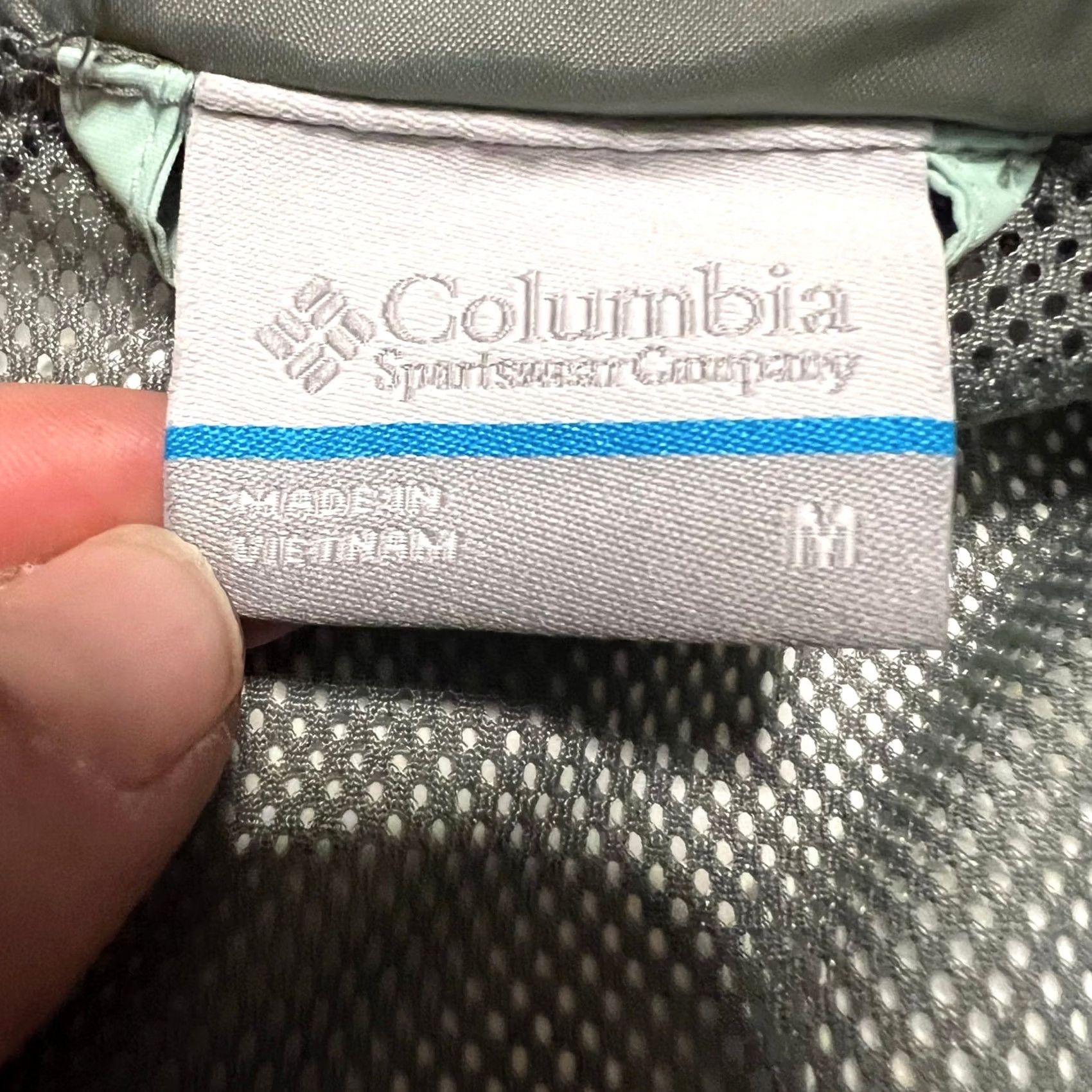 Vintage Columbia Jacket Womens Medium Blue Nylon Rain. coat Hooded Size M / US 6-8 / IT 42-44 - 5 Thumbnail