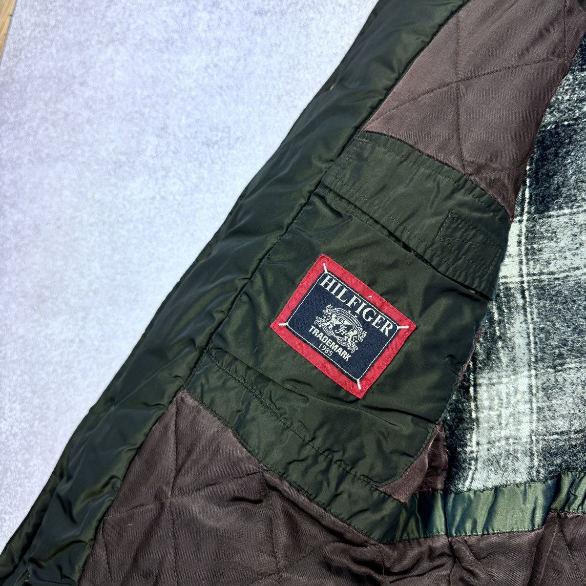 Tommy Hilfiger Tommy Hilfiger Nylon Green Military Warm Jacket Size XL / 54 Size US XL / EU 56 / 4 - 12 Thumbnail