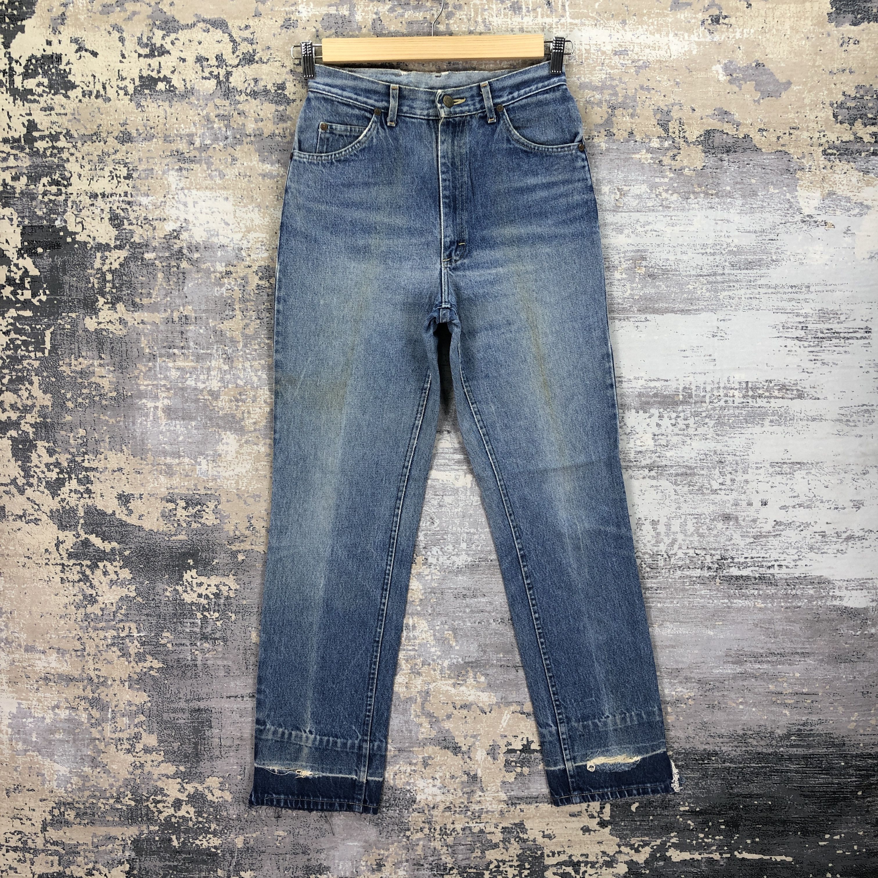 Vintage 80's Lee Riders Light Wash Jeans Lee Faded Denim