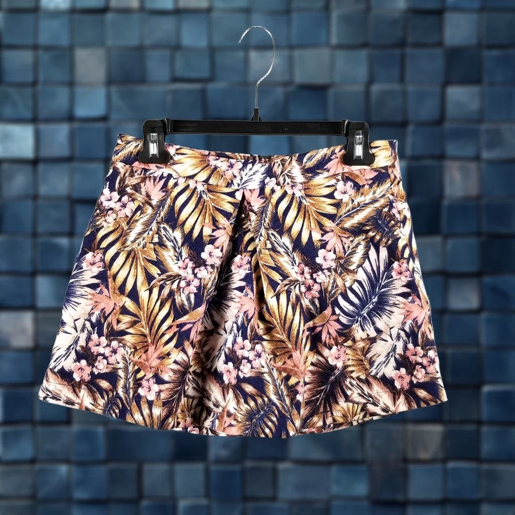 Vintage Sophie Rue Mini Skirt Woman Small Floral Print AOP Lined Zipper Short 28X13 Bohemian Festival 90s? Size 28" / US 6 / IT 42 - 1 Thumbnail