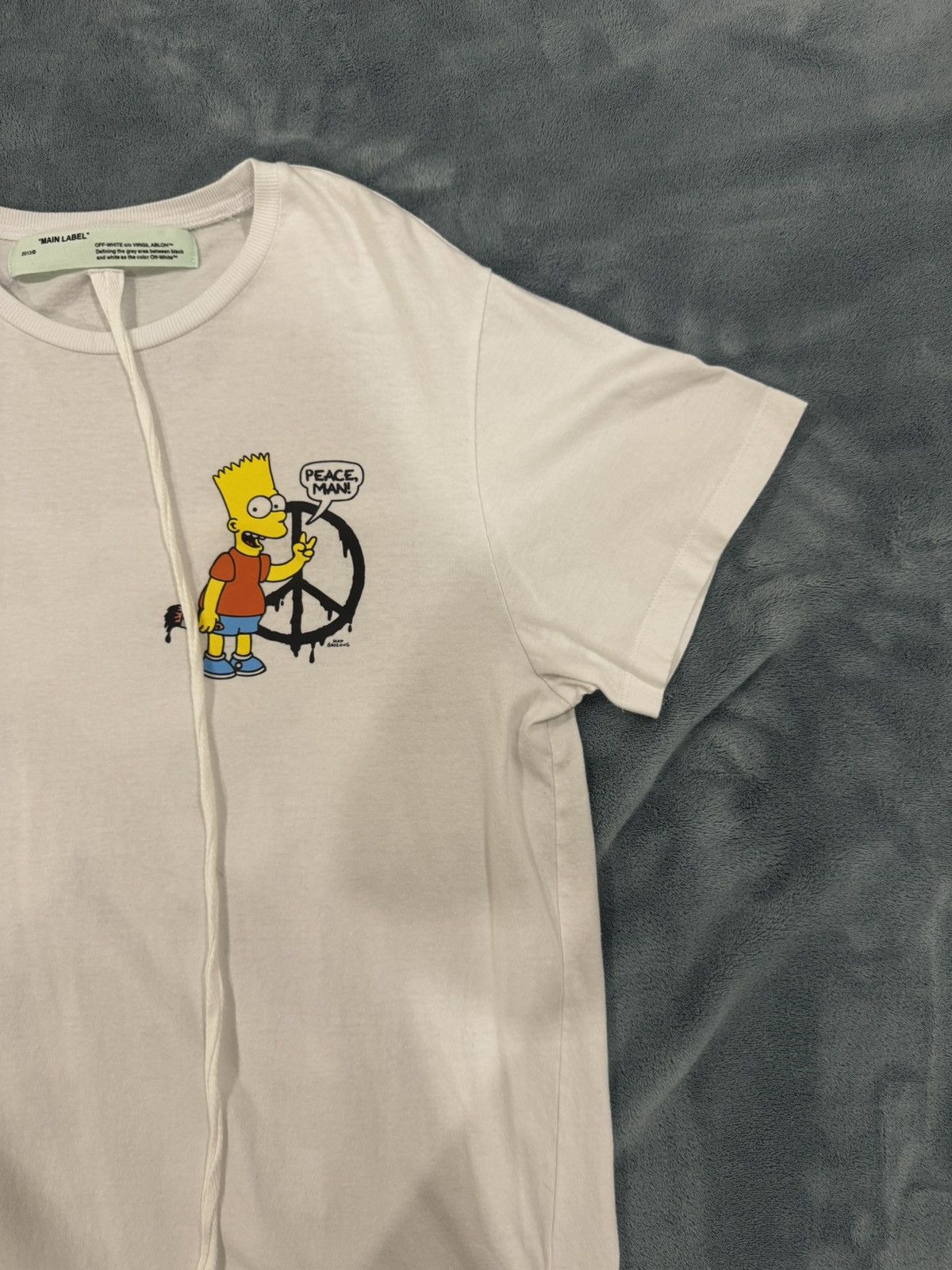 Off-White × The Simpsons Off white X Simpsons, Bart Simpson Tee Shirt Size US M / EU 48-50 / 2 - 4 Thumbnail