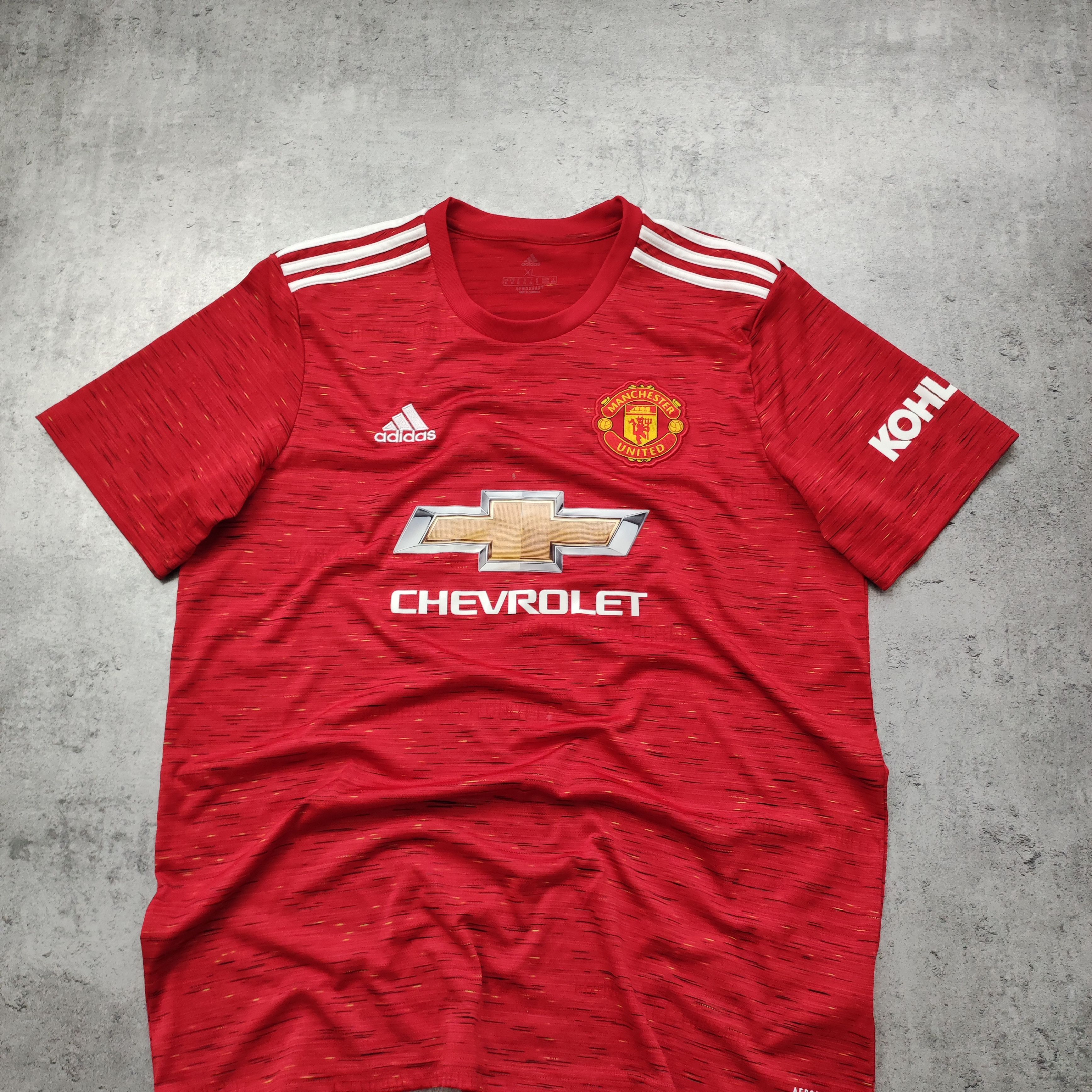Adidas RARE Manchester United x Adidas Home Football 2020 Jersey Size US XL / EU 56 / 4 - 2 Thumbnail