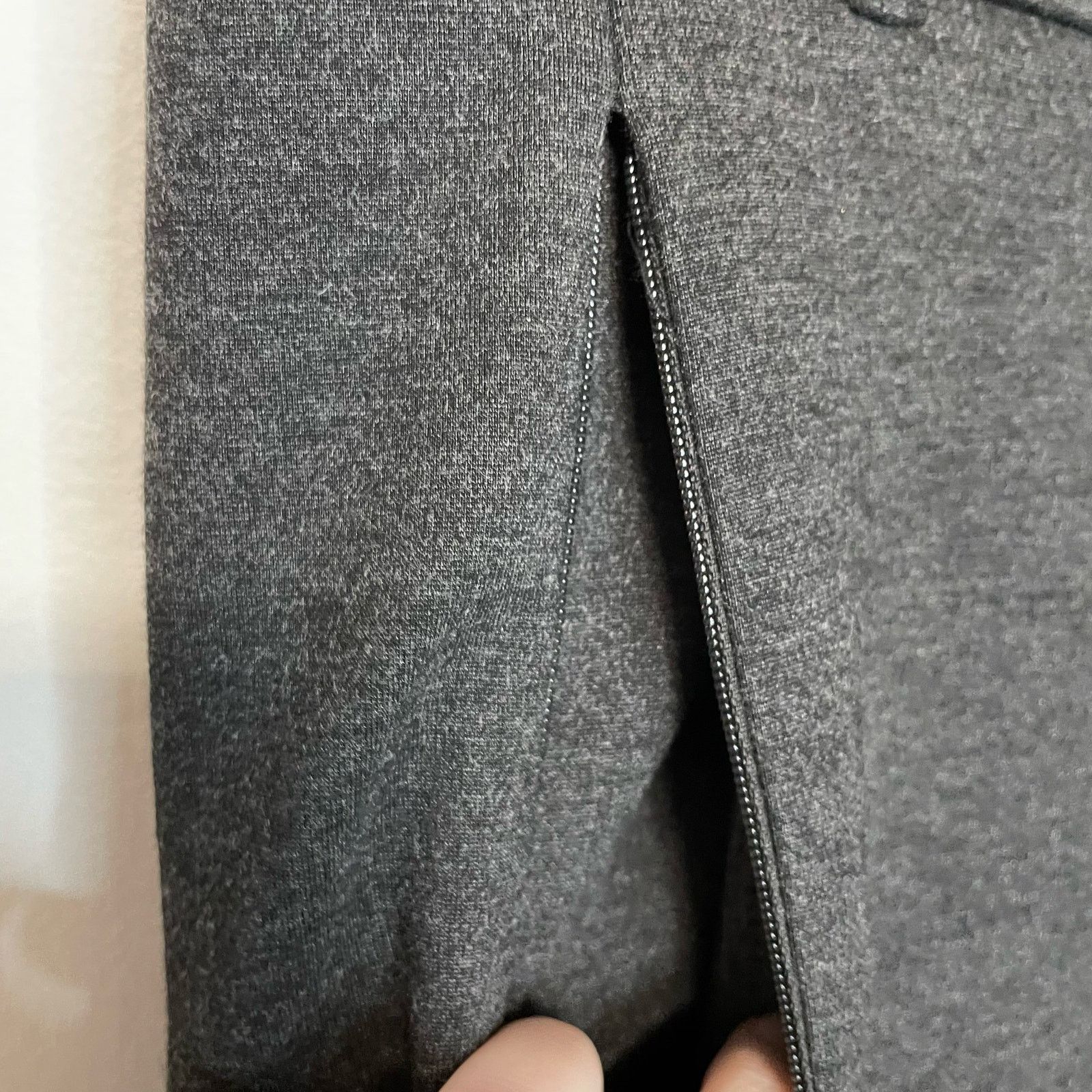 Betabrand Betabrand Grey Pants PM Womens Pockets Pull On Straight Leg Size 31" - 3 Thumbnail