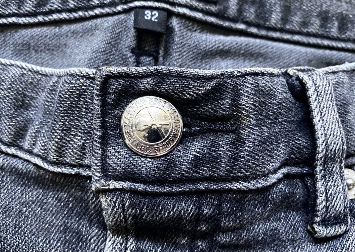 A.P.C. Unisex A.P.C. Petit New Standard Graphite Gray Jeans Denim Size 30" / US 8 / IT 44 - 11 Thumbnail