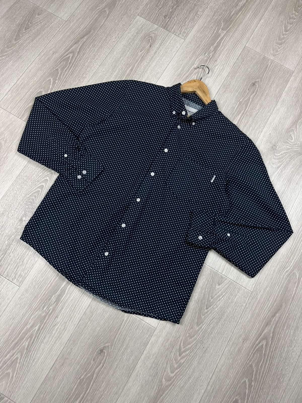 Carhartt Carhartt WIP Long Sleeve Dots Polka Buttons Shirt Size US L / EU 52-54 / 3 - 3 Thumbnail
