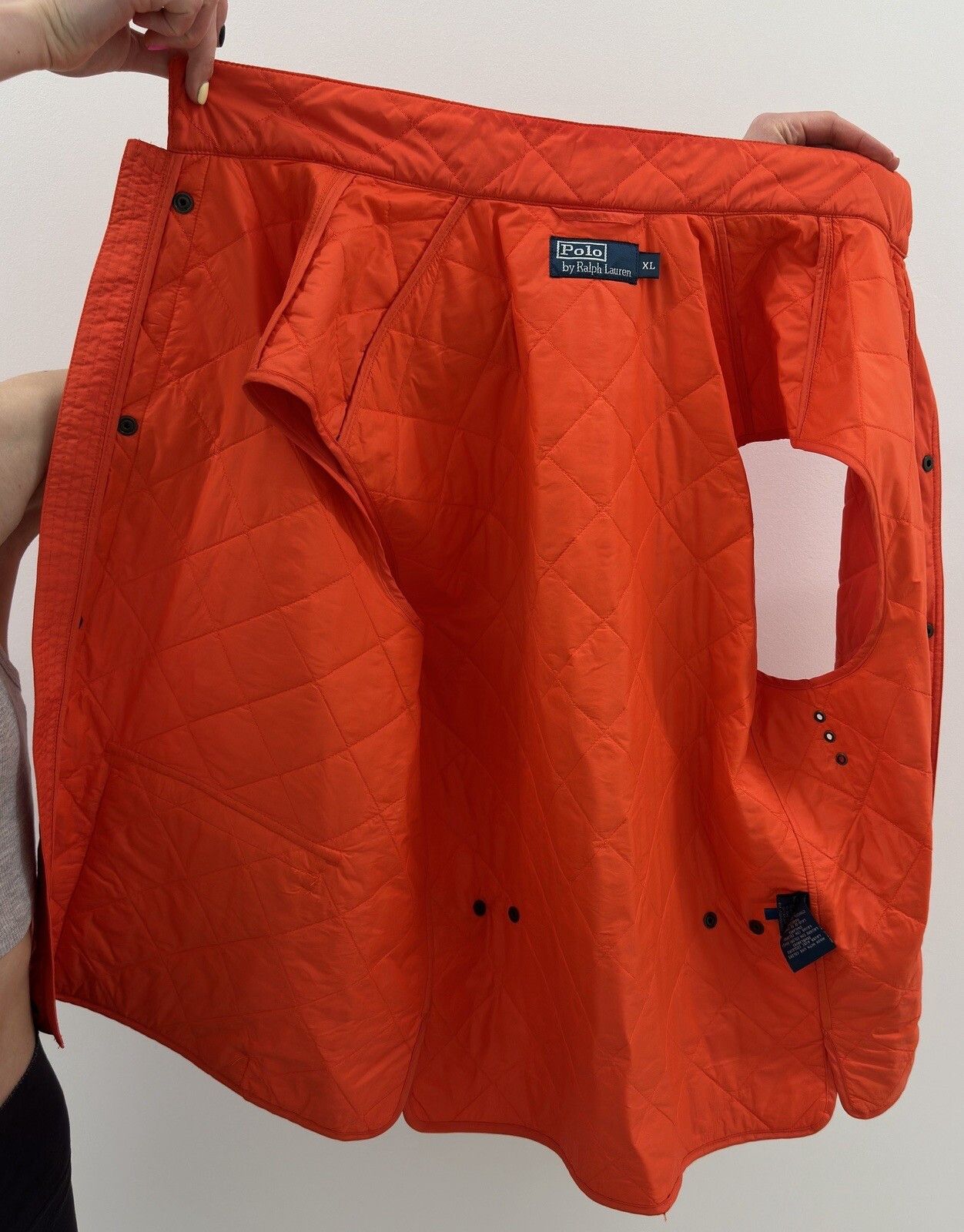 Polo Ralph Lauren Polo Ralph Lauren Gilet Orange Quilted Lightweight Snap Size US XL / EU 56 / 4 - 10 Thumbnail
