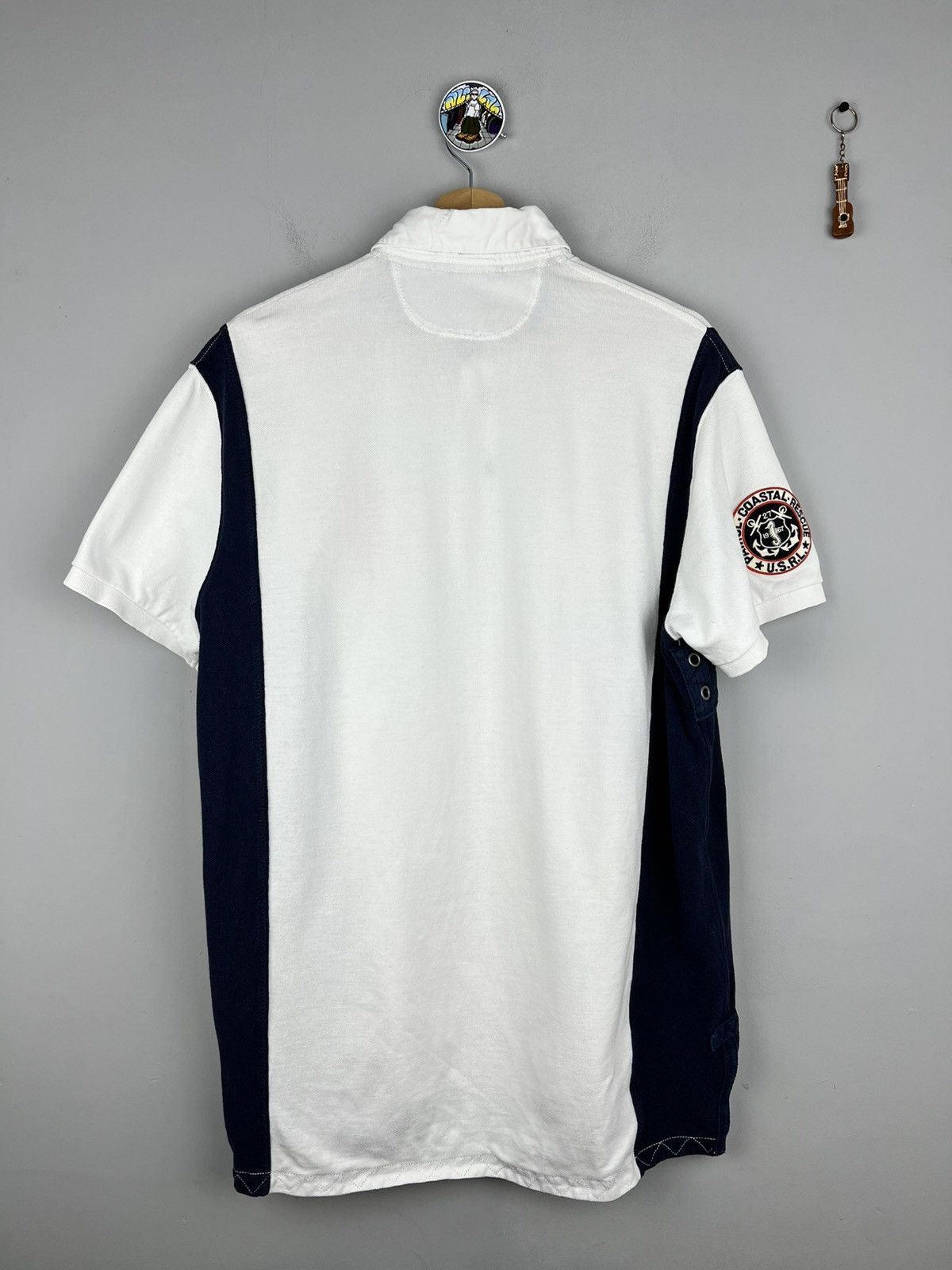 Polo Ralph Lauren × Vintage Rare Polo Ralph Lauren Big Logo Talon Zip Shirt Size US L / EU 52-54 / 3 - 10 Thumbnail
