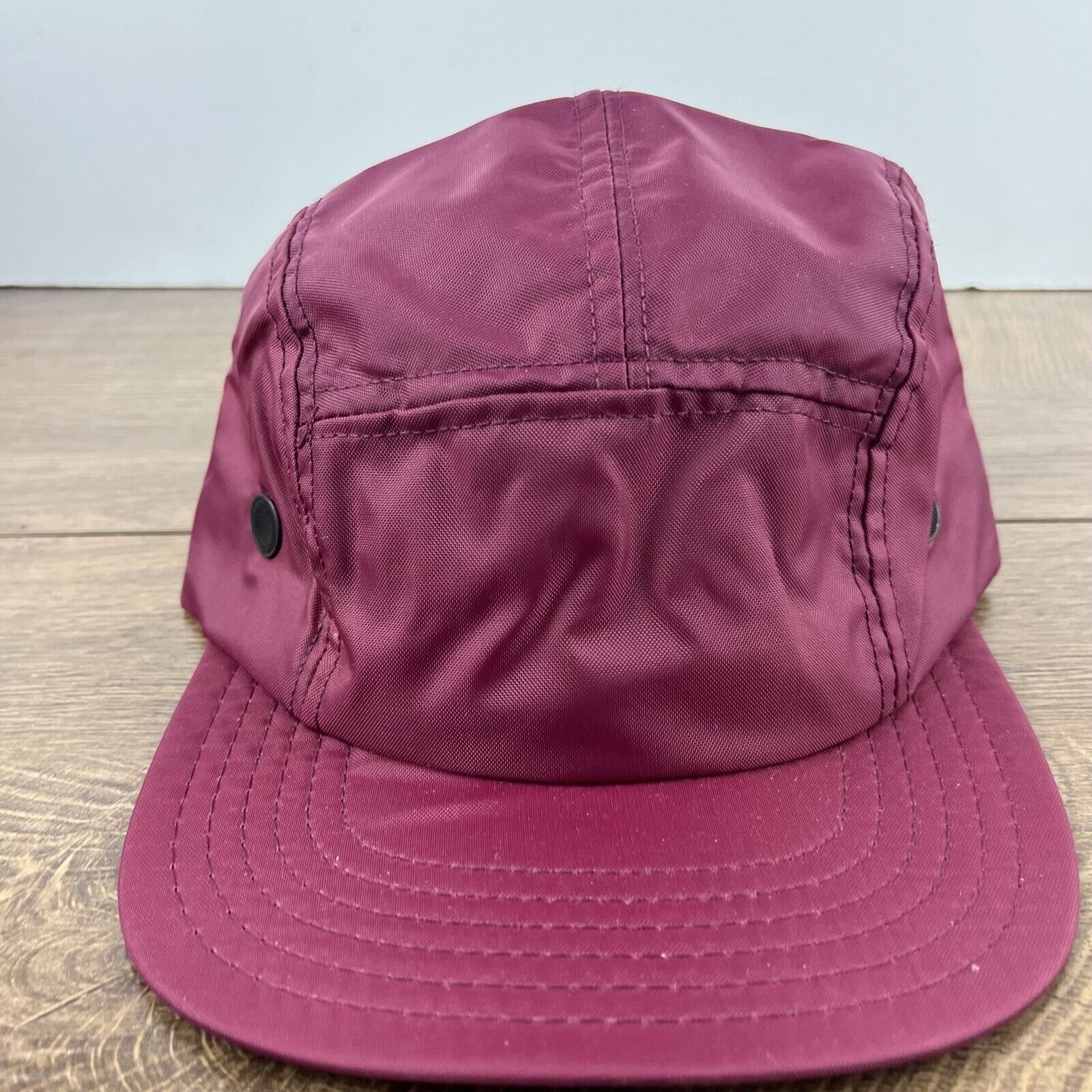 Other Maroon Red Running Hat Athletic Cap Red Adjustable Hat Red A Size ONE SIZE - 5 Thumbnail