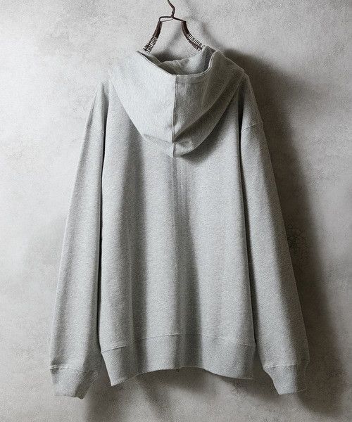 number nine FIRM COTTON FULL ZIP HOODIE