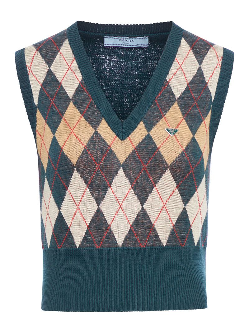 Prada WOOL GILET Size S / US 4 / IT 40 - 1 Thumbnail