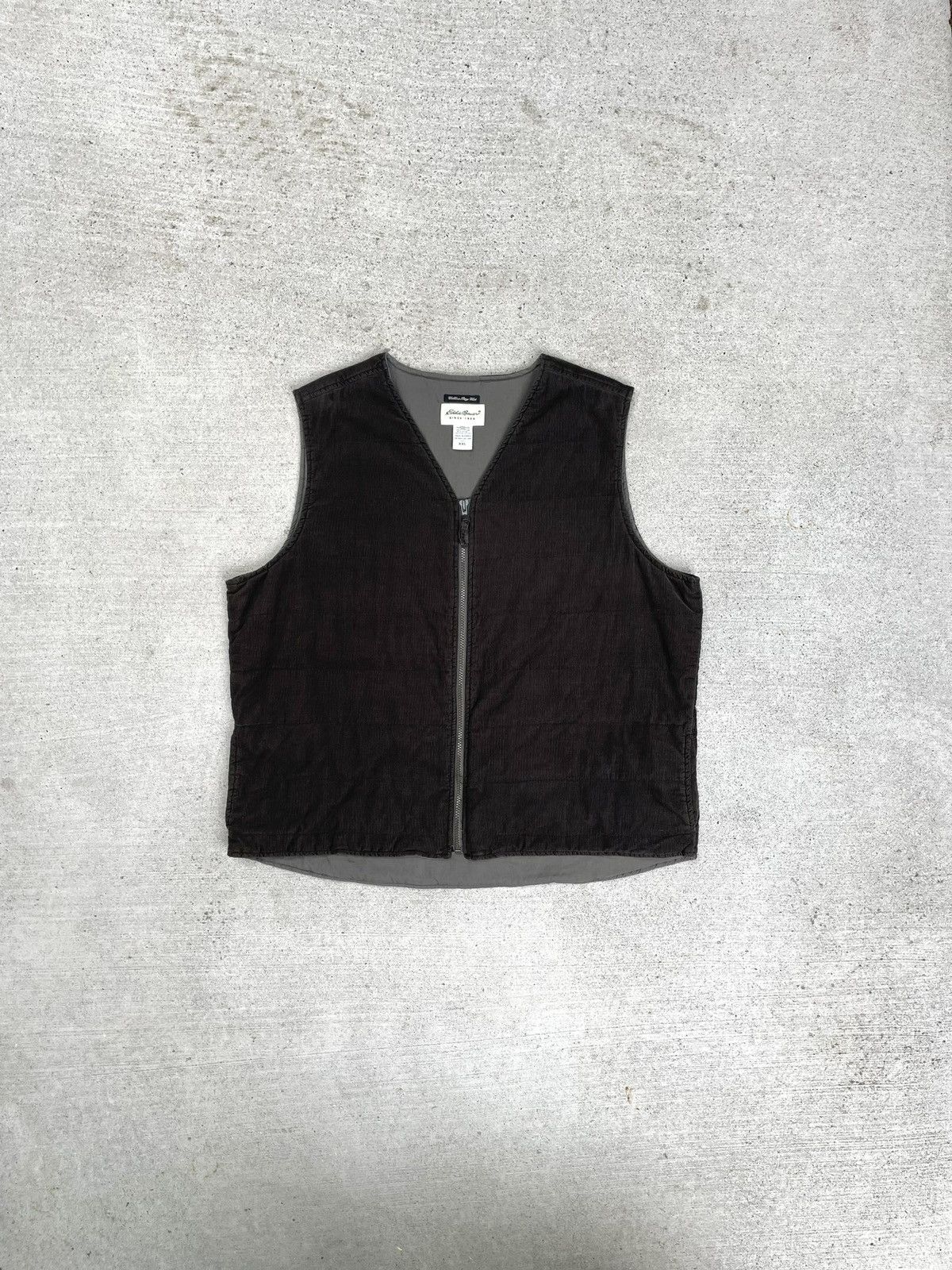 Eddie Bauer × Vintage Vintage Eddie Bauer Corduroy Quilted Vest Size US XL / EU 56 / 4 - 1 Thumbnail