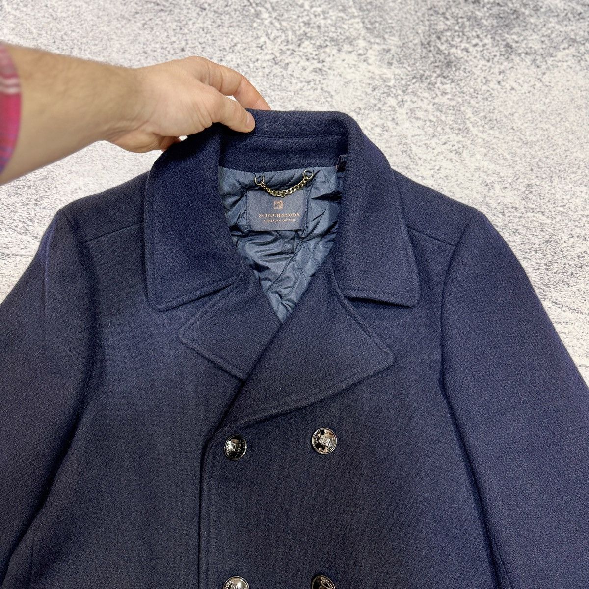 Scotch & Soda Scotch&Soda Mens Wool Duffle Coat L size Size US L / EU 52-54 / 3 - 7 Thumbnail