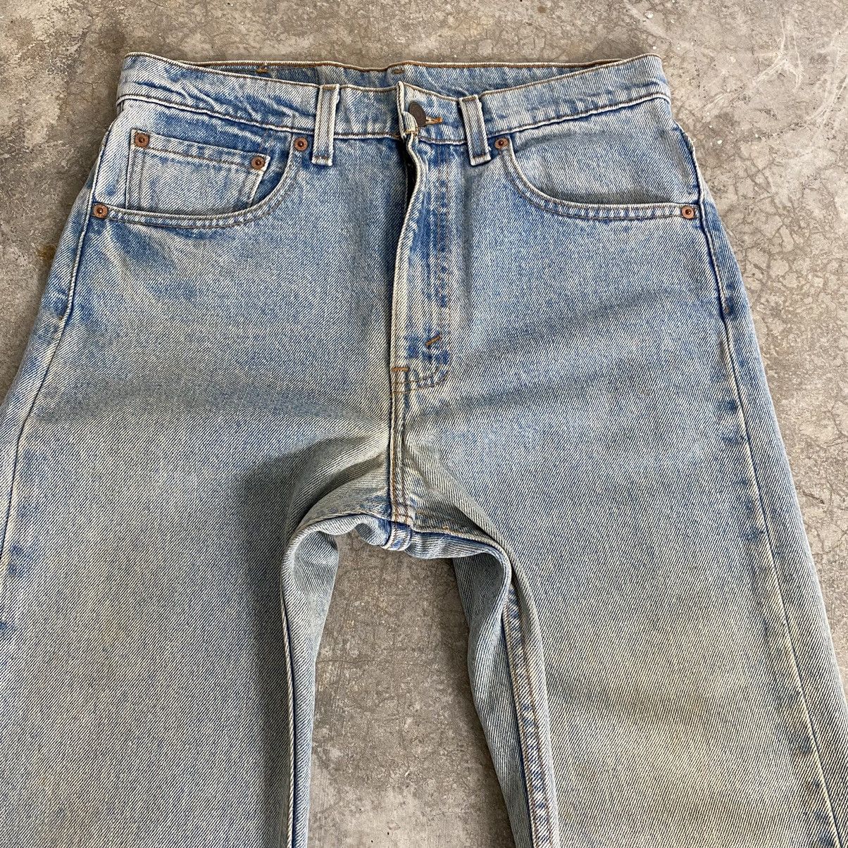 Levi's VTG 1996 Levis 505 Straight Leg Dirt Washed Blue Jeans Size US 31 - 12 Thumbnail