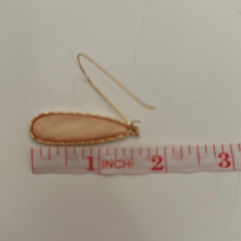 Designer Catherine Malandrino Drop Earring Set: Cream Peach Burgundy Size ONE SIZE - 10 Thumbnail