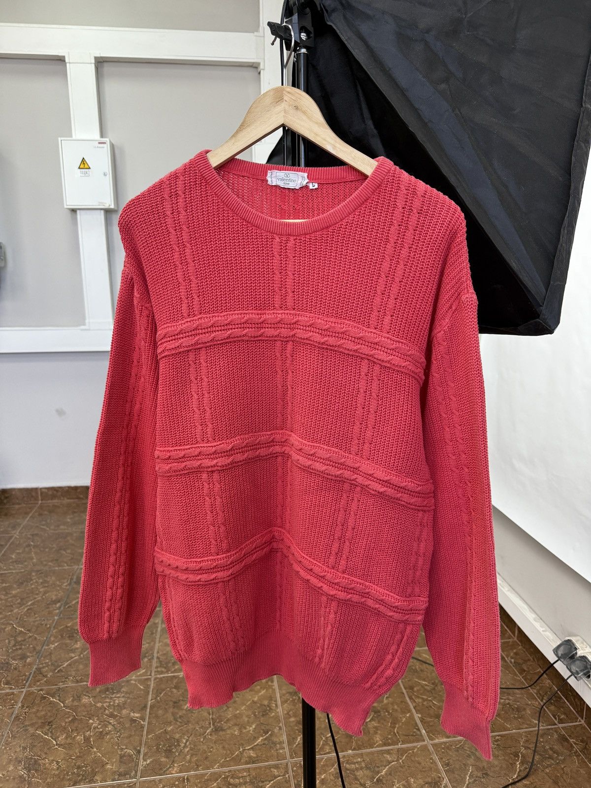 Valentino 🇮🇹 Vintage 90s Valentino Rare Sweater Y2K Made in Italy Retro Size US L / EU 52-54 / 3 - 1 Thumbnail