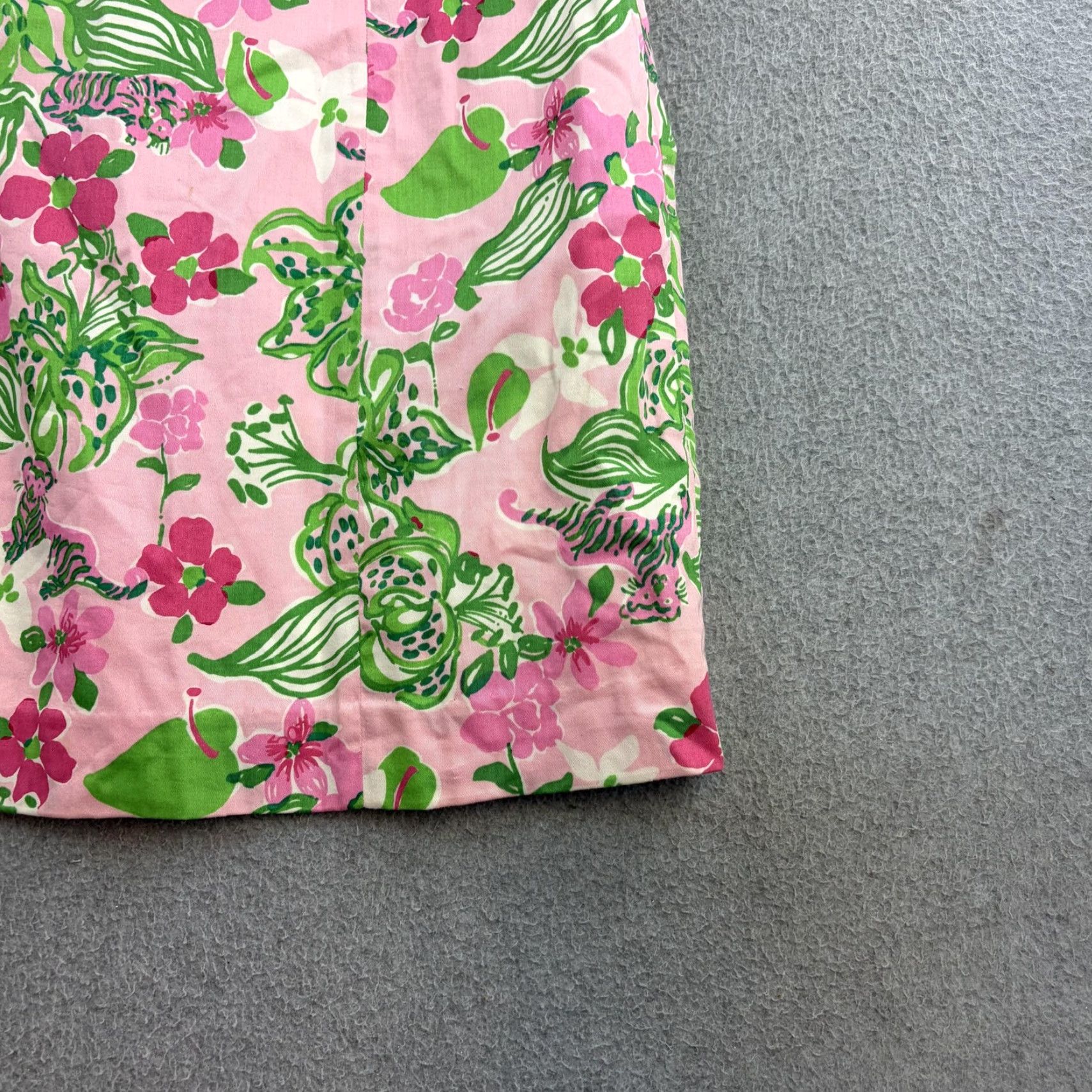 Lilly Pulitzer Lilly Pulitzer Jubilee Dress Womens 0 Pink Floral Ruffle Short Sleeve Shift Lined Jubilee Brand Womens 0 Pink Floral Dress Size XS / US 0-2 / IT 36-38 - 6 Thumbnail