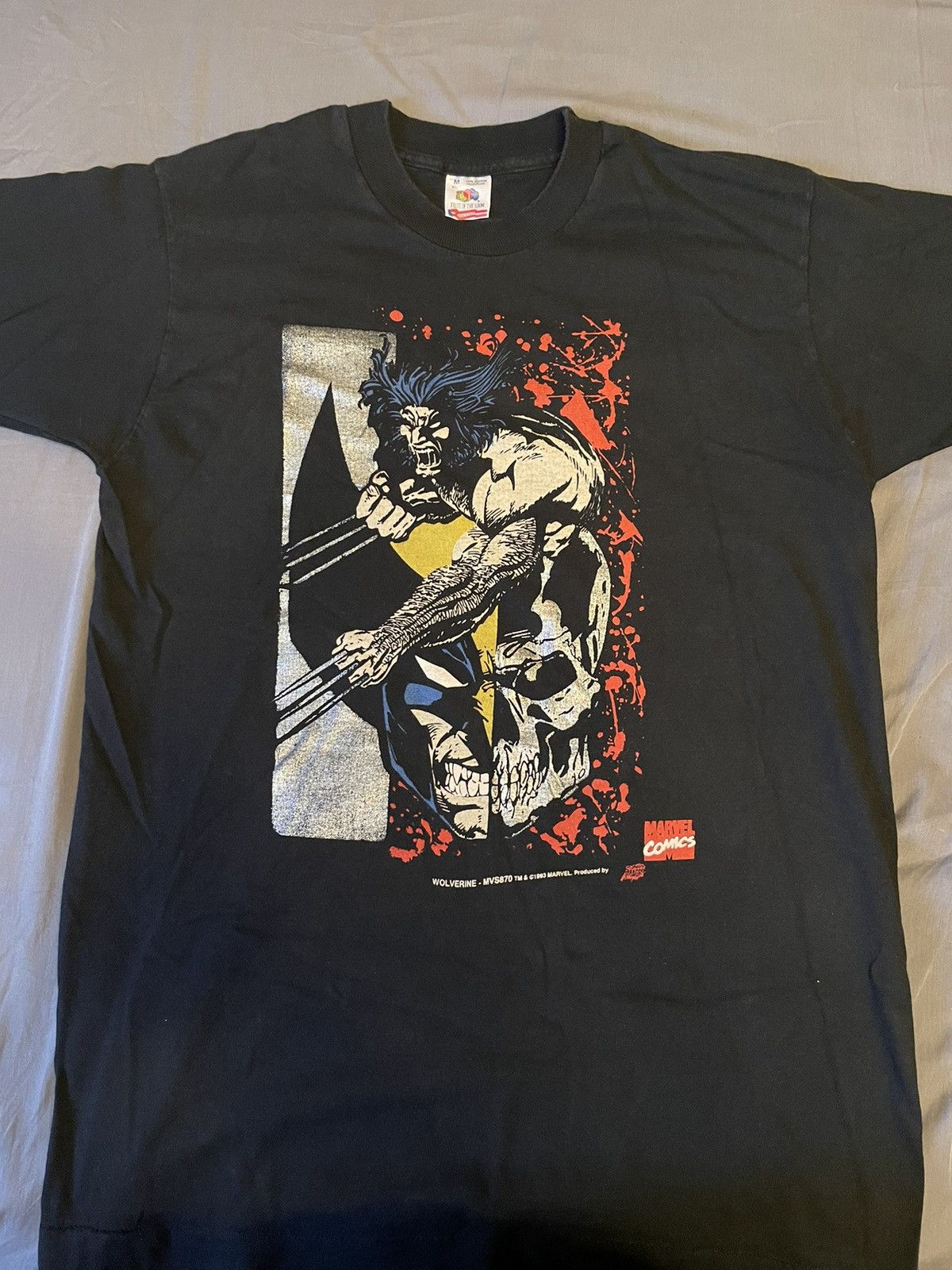 Marvel Comics Vintage 1993 Wolverine Marvel Comics Tee Size US M / EU 48-50 / 2 - 1 Thumbnail