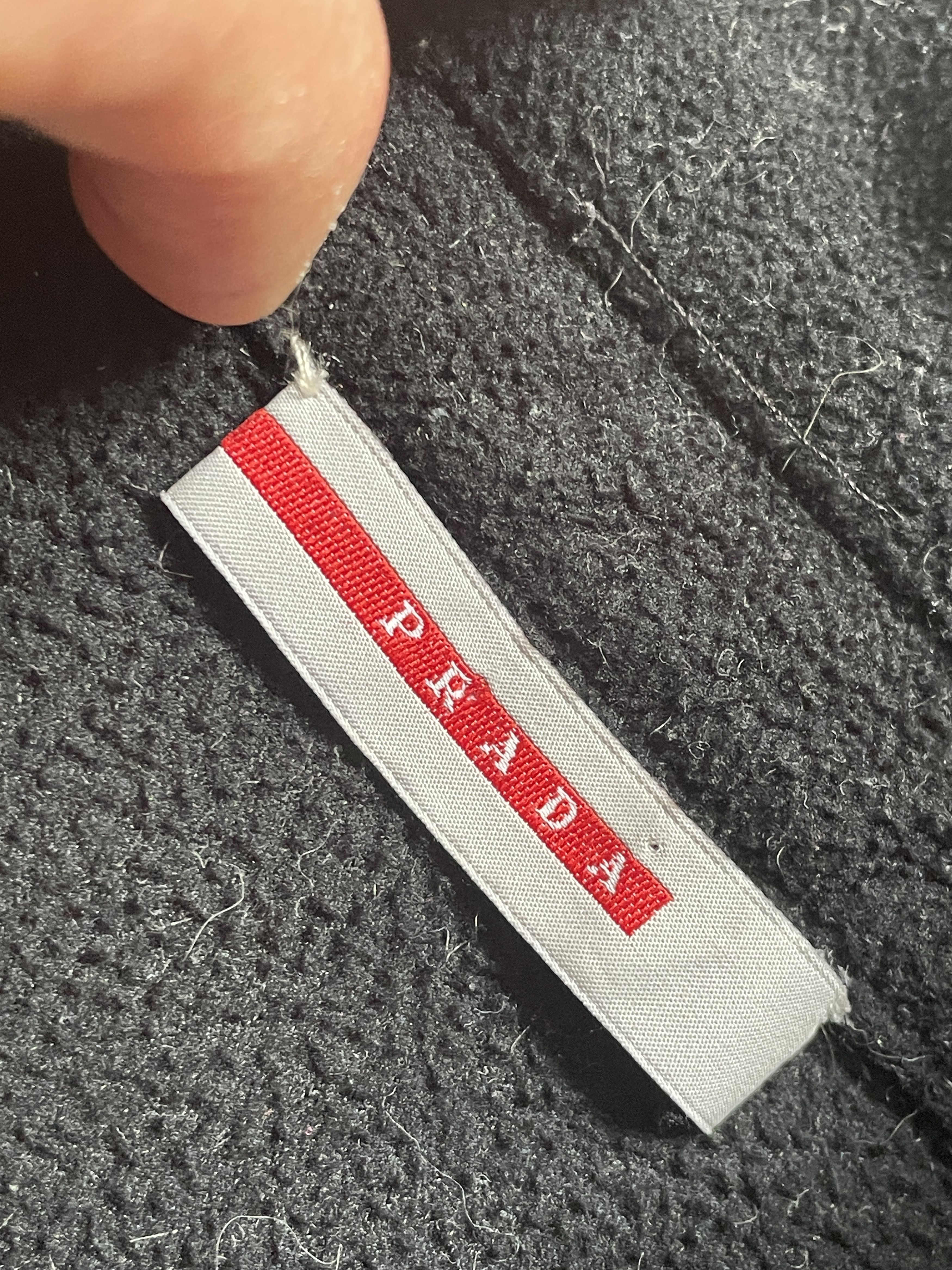 Prada Y2K PRADA RED TAB FLEECE NYLON JACKET Size US S / EU 44-46 / 1 - 4 Thumbnail