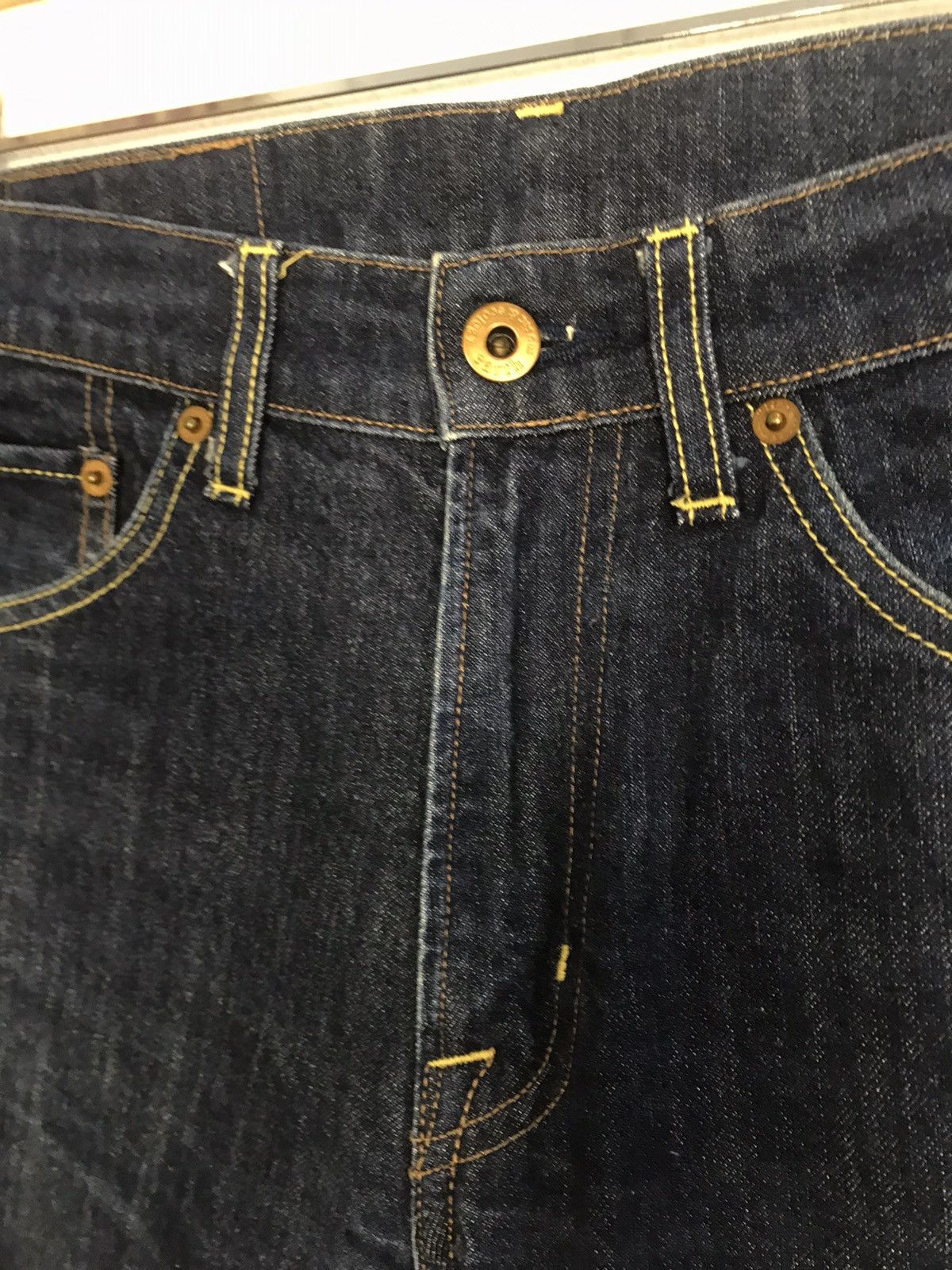 Japanese Brand Selvedge Denim Earth Music Ecology Size S Unisex Slim Size US 27 - 8 Thumbnail