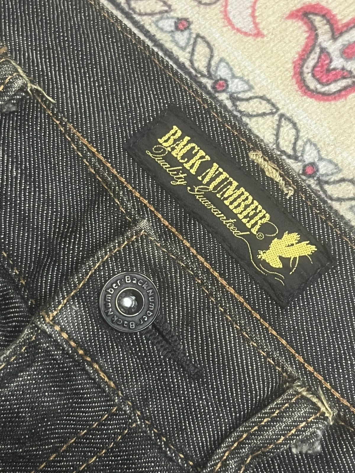 Kapital Japanese Back Number Rusty Wash Tight Straight Selvedge Jean Size US 32 / EU 48 - 5 Thumbnail