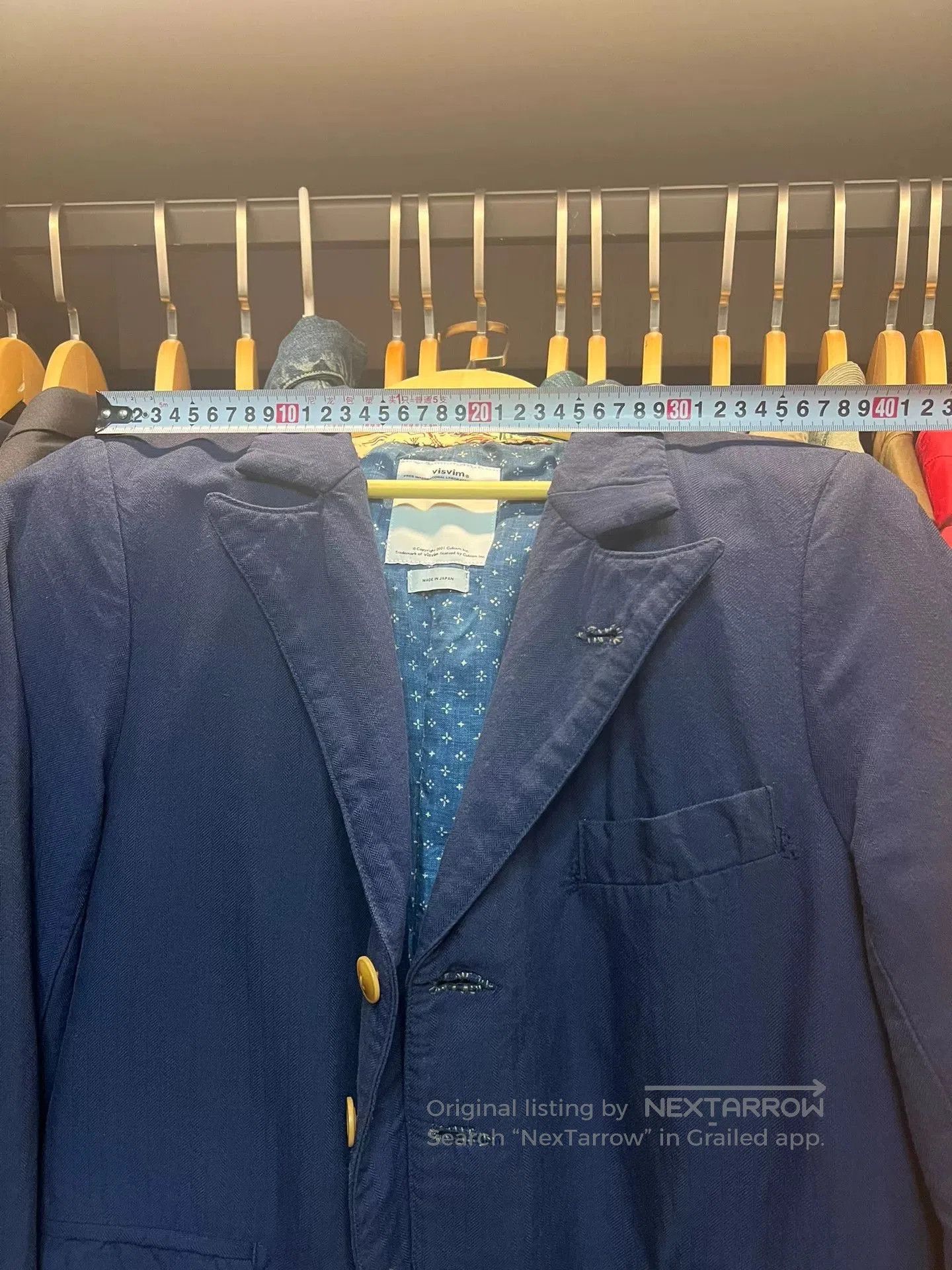 Visvim visvim tailored blazer in navy blue. Size US S / EU 44-46 / 1 - 6 Thumbnail