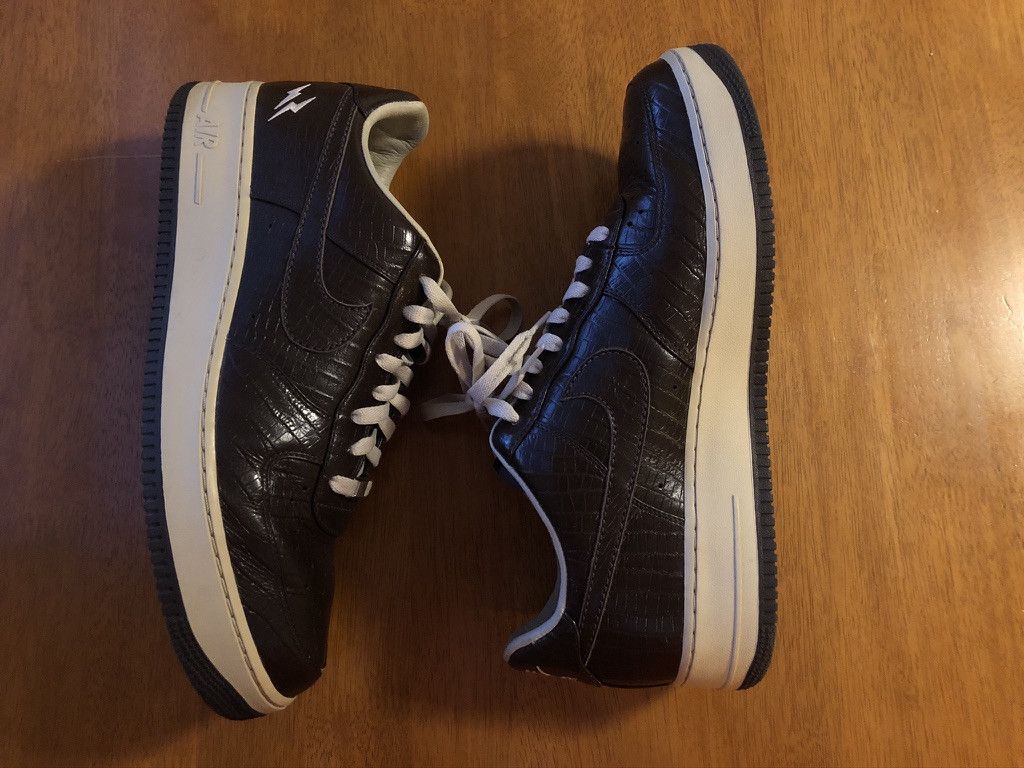 Fragment Design × Nike 1 of 48 2008 Air Force 1 Low HTM Croc Leather 318930-221 Size US 13 / EU 46 - 9 Thumbnail