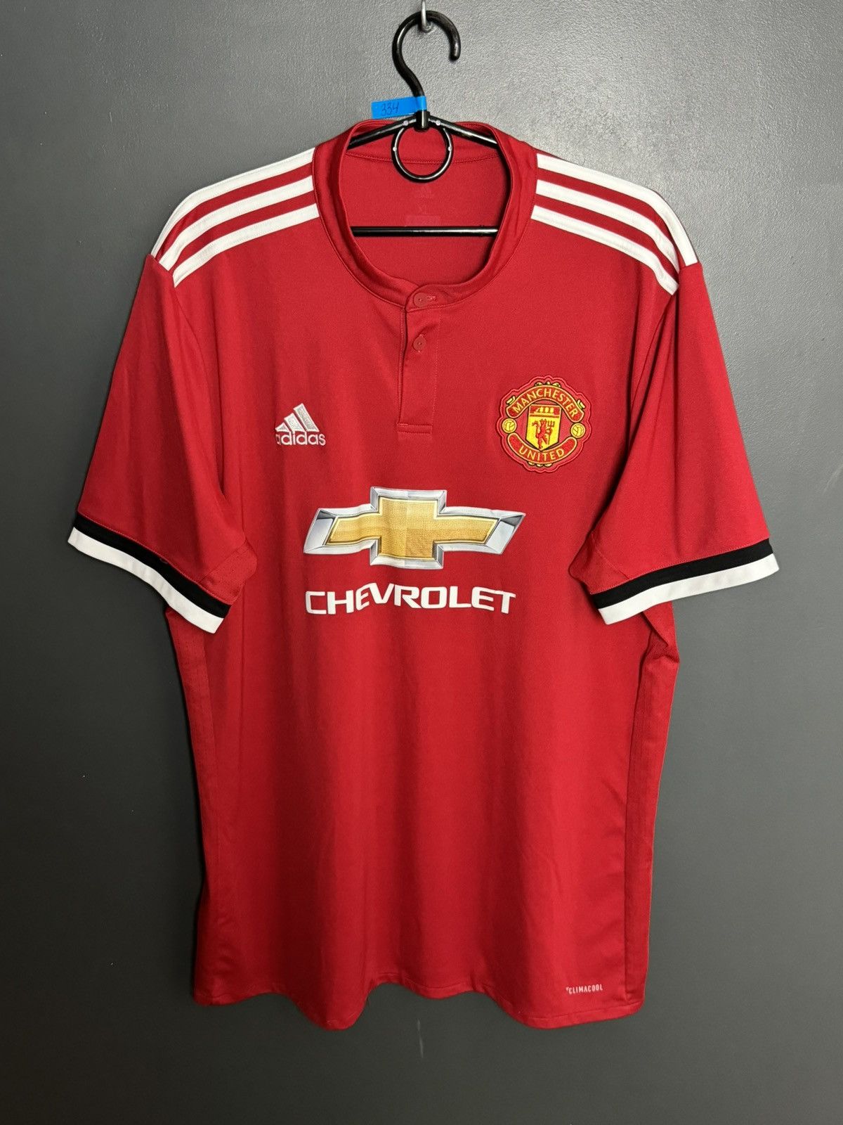 Adidas Manchester United 17/18 Home Football Jersey T-Shirt Size US XL / EU 56 / 4 - 1 Thumbnail
