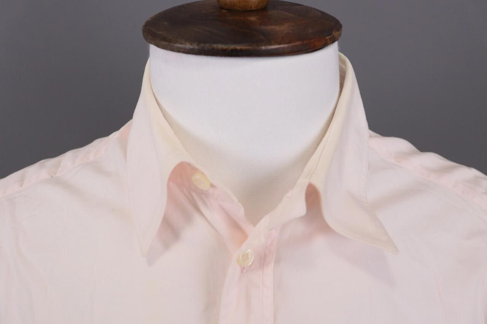 Armani Collezioni Armani Collezioni Pink Button Down Shirt Size 40 / 15 3/4 Size US M / EU 48-50 / 2 - 3 Thumbnail