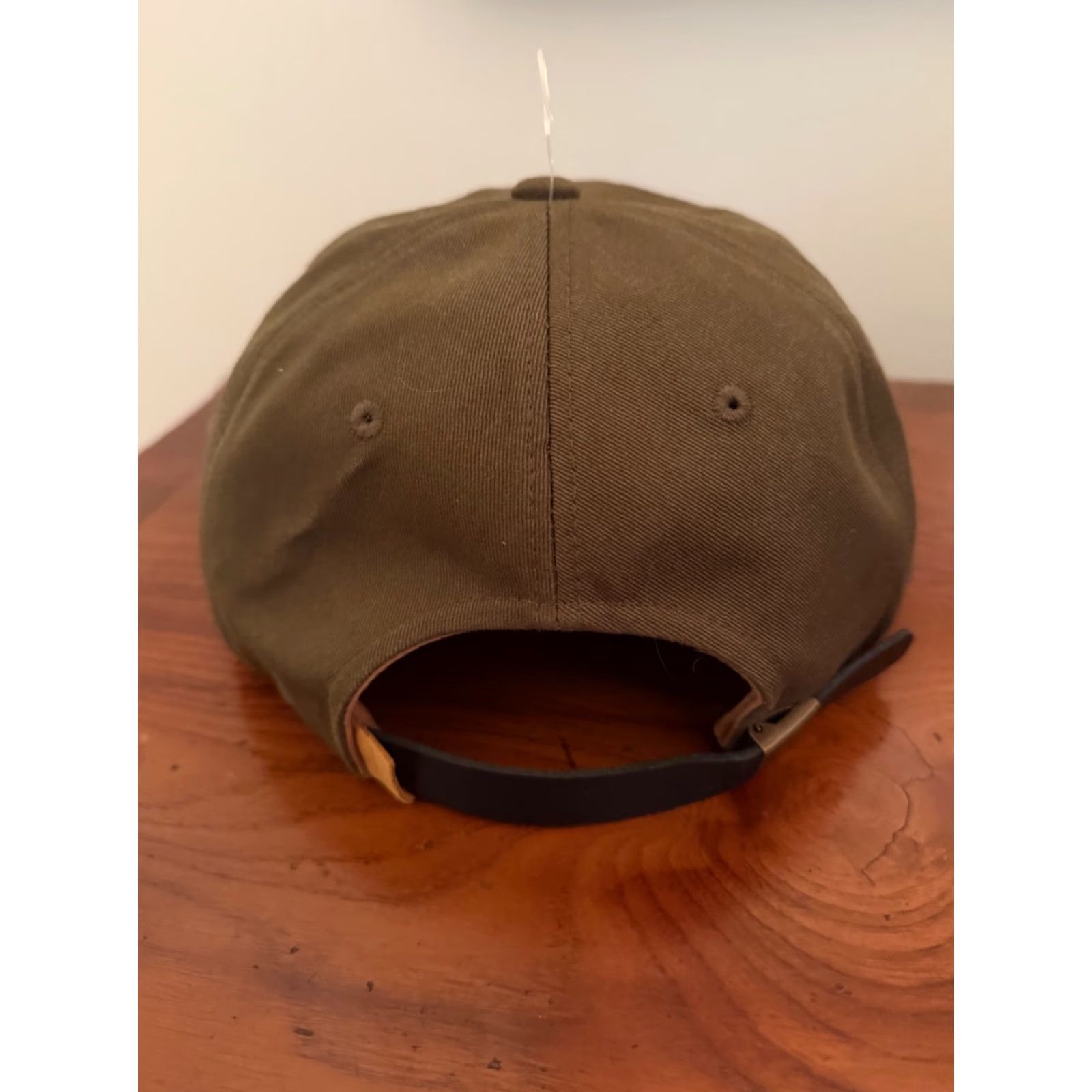Vintage VINTAGE Pontiac Adjustable Leather Strapback Hat Cap Rare Bring it Back Green Hat Cap Adjustable Unisex Adults Mens Green Motorsports Size ONE SIZE - 3 Thumbnail