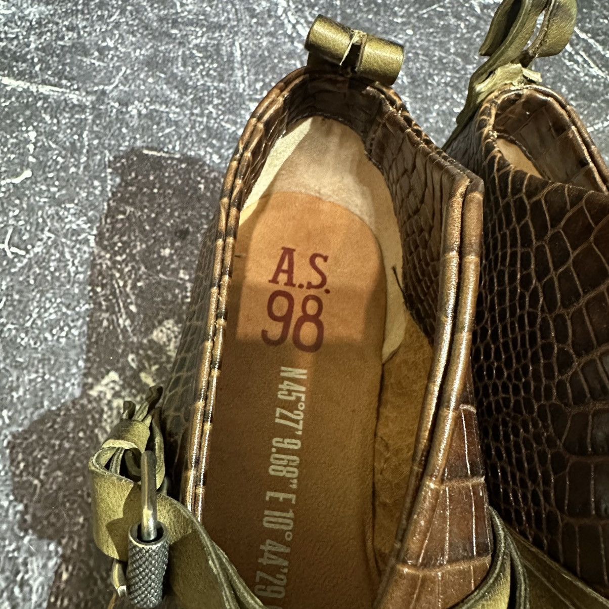 A.S.98 A.S 98 Airsteps Women’s Leather Flats Sandals Size 39 Rick O Size US 9 / IT 39 - 14 Thumbnail