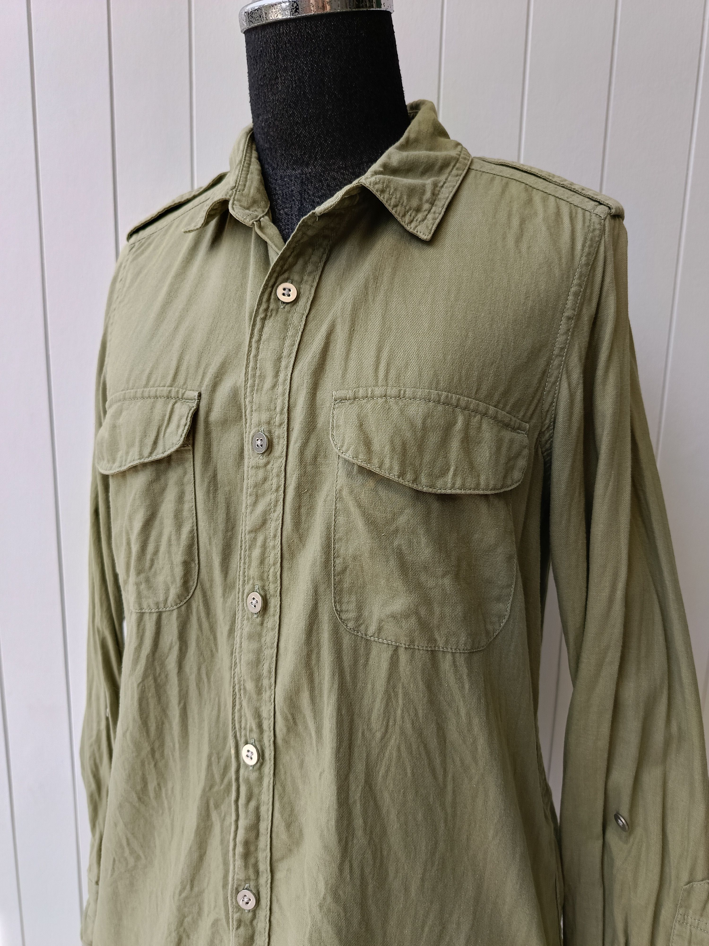 BEAUTY&YOUTH × United Arrows BEAUTY & YOUTH UNITED ARROWS Japan military ladies shirt S Size S / US 4 / IT 40 - 3 Thumbnail