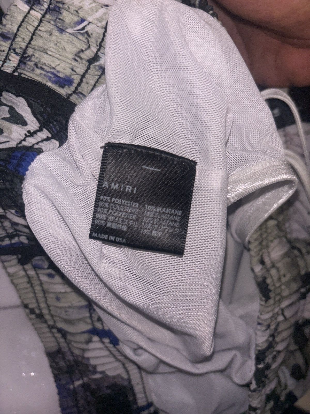 Amiri Amiri paint drip swim trunks Size US 32 / EU 48 - 9 Thumbnail