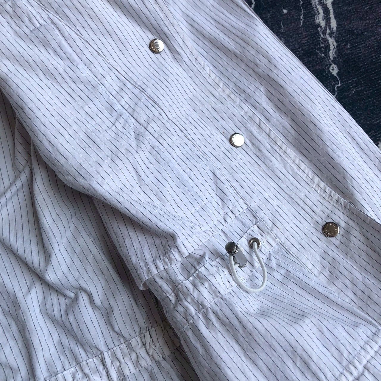 Jil Sander Jil Sander Minimal Pinstripe Zip Vintage Jacket Size XS / US 0-2 / IT 36-38 - 7 Thumbnail