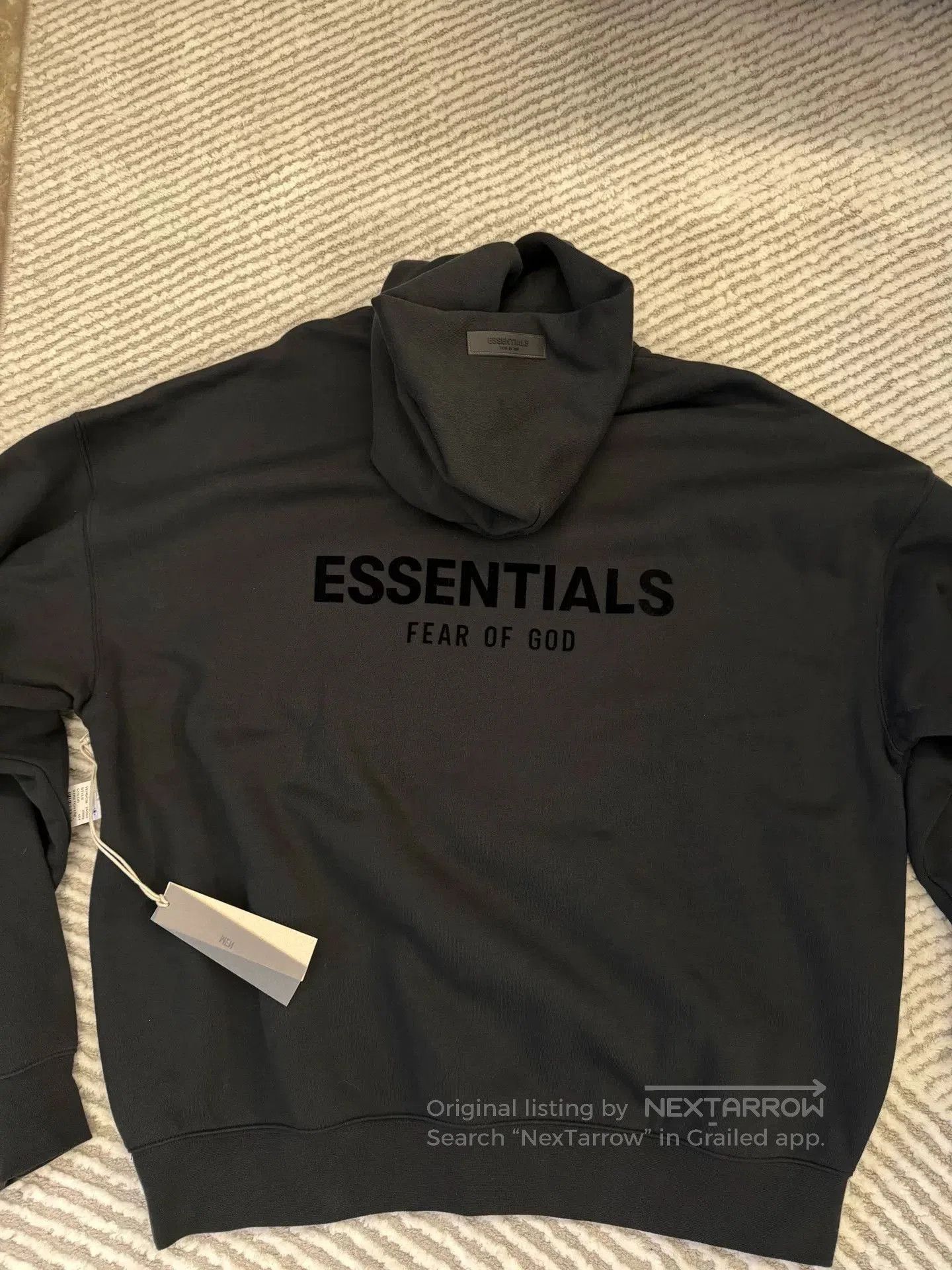 Essentials essentials black hoodie with tags. Size US L / EU 52-54 / 3 - 4 Thumbnail