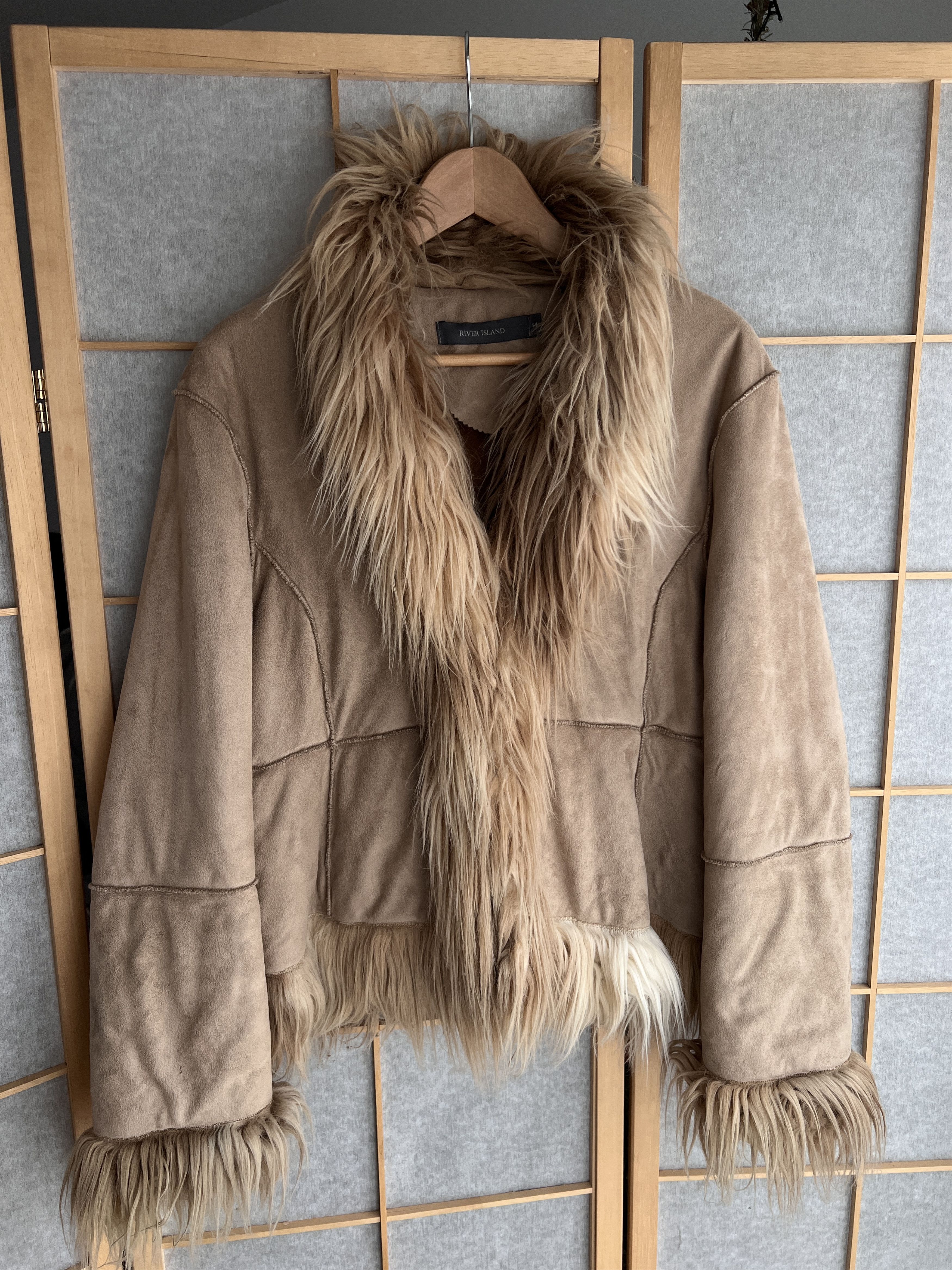 Hysteric Glamour Avant garde Balenciaga style shearling coat faux fur jacket Size L / US 10 / IT 46 - 3 Thumbnail