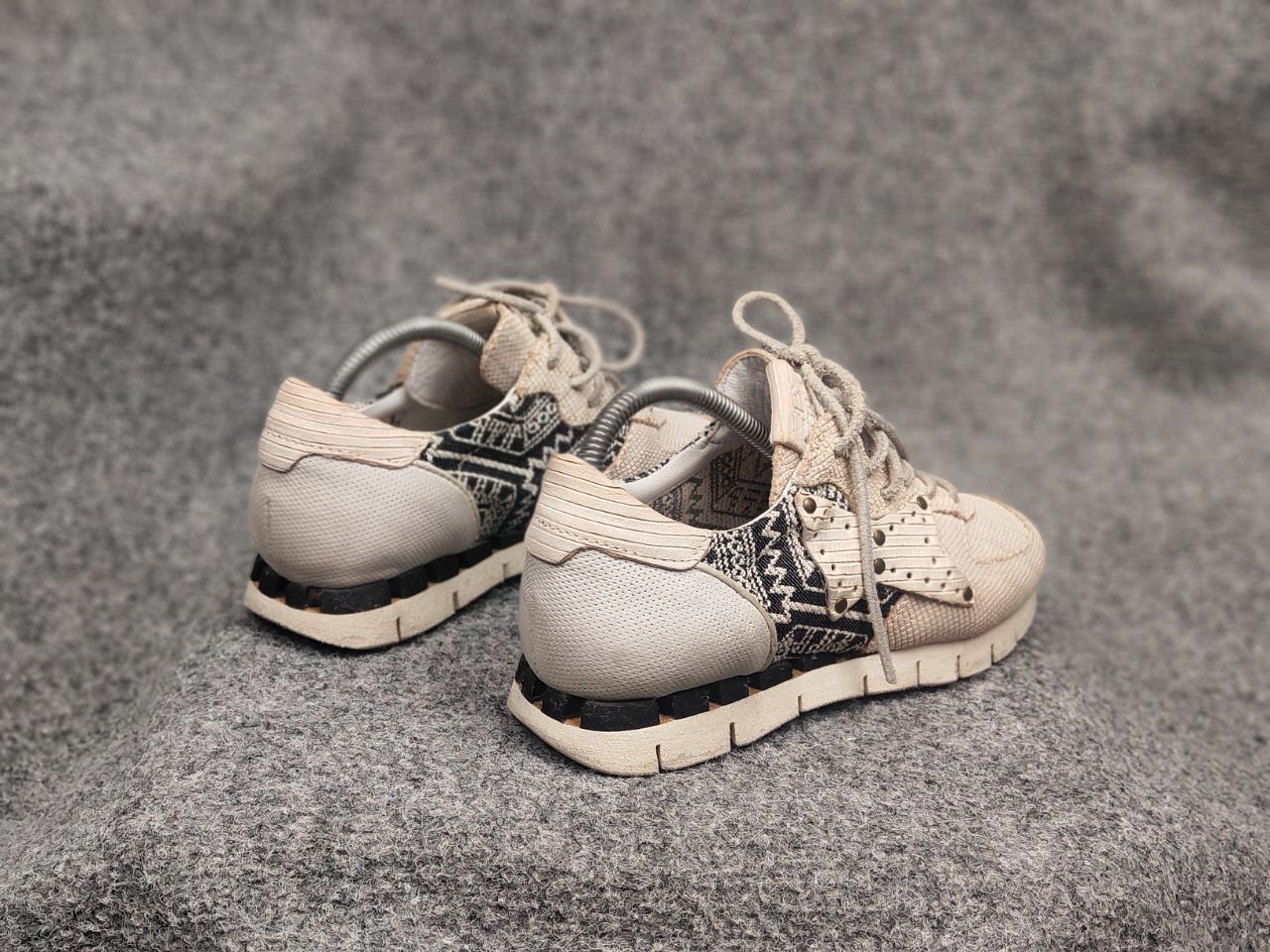 A.S.98 A.S.98 Design Sand leather Logo classic Sneakers Shoes Size US 8 / IT 38 - 13 Thumbnail