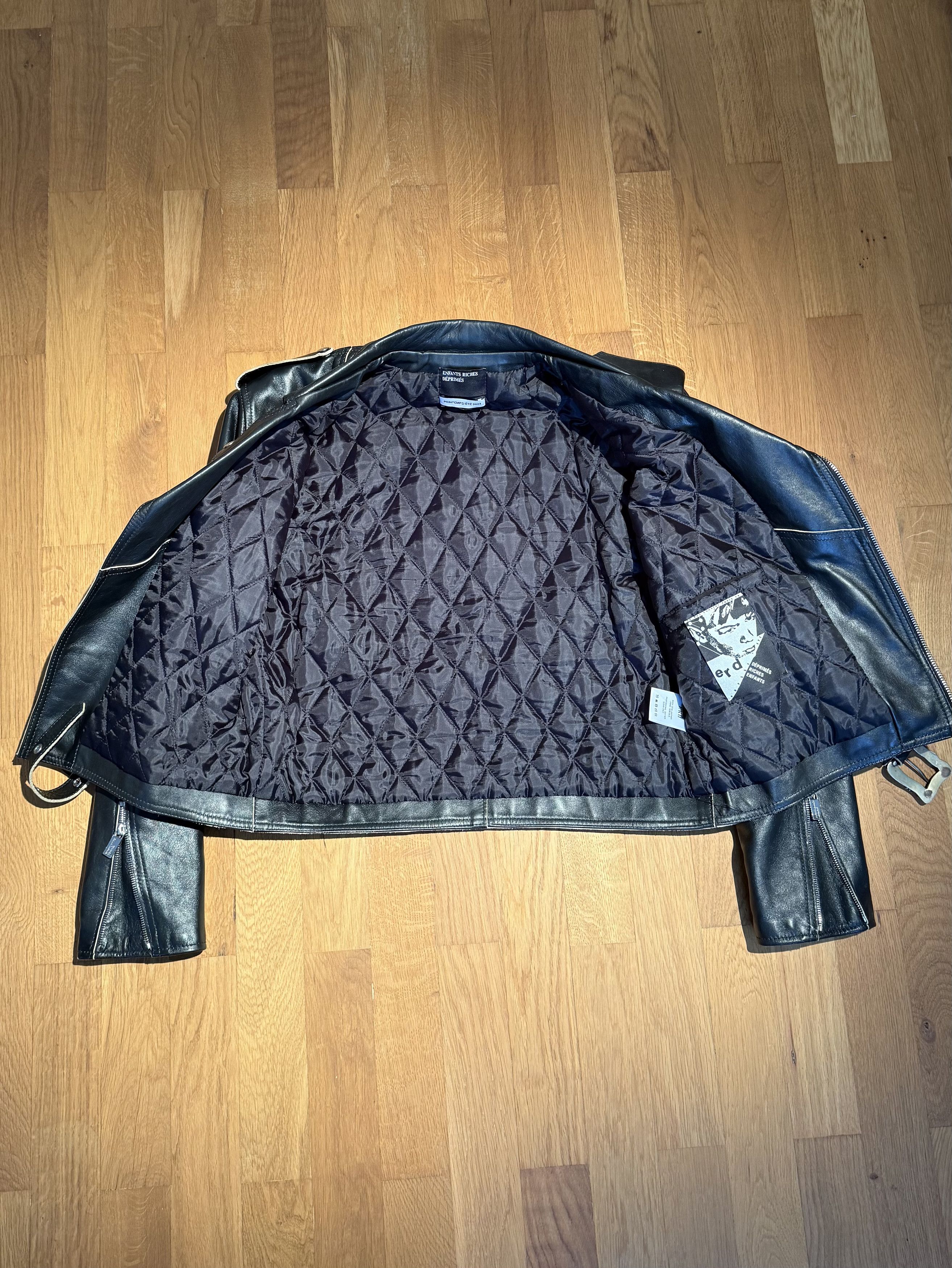 Enfants Riches Deprimes Enfants Riches Deprimes Raw Edge Moto Jacket „Rose Buckle“ Size US M / EU 48-50 / 2 - 5 Thumbnail