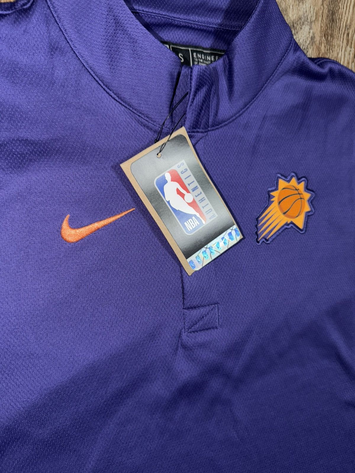 Nike Phoenix Suns Nike NBA Authentic Dri Fit Long Sleeve Logo Size US S / EU 44-46 / 1 - 3 Thumbnail