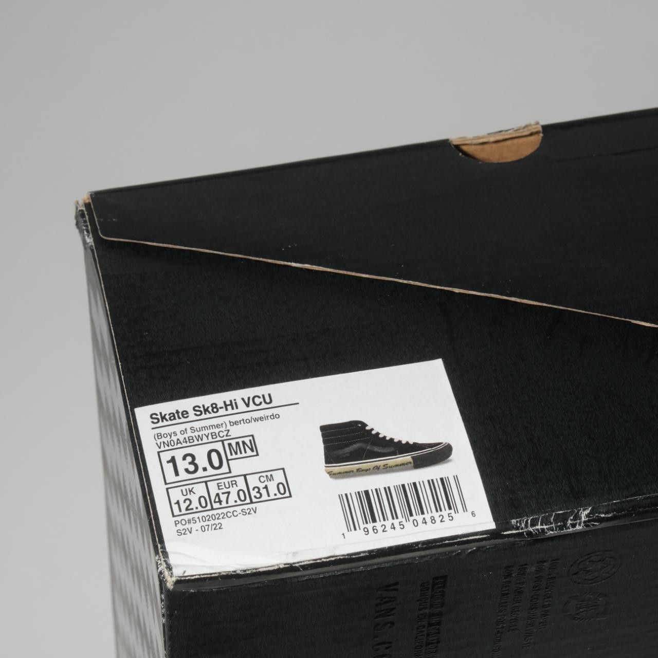 Vans Boys of Summer x Vans S8-Hi VCU 'Black' Size US 13 / EU 46 - 8 Thumbnail