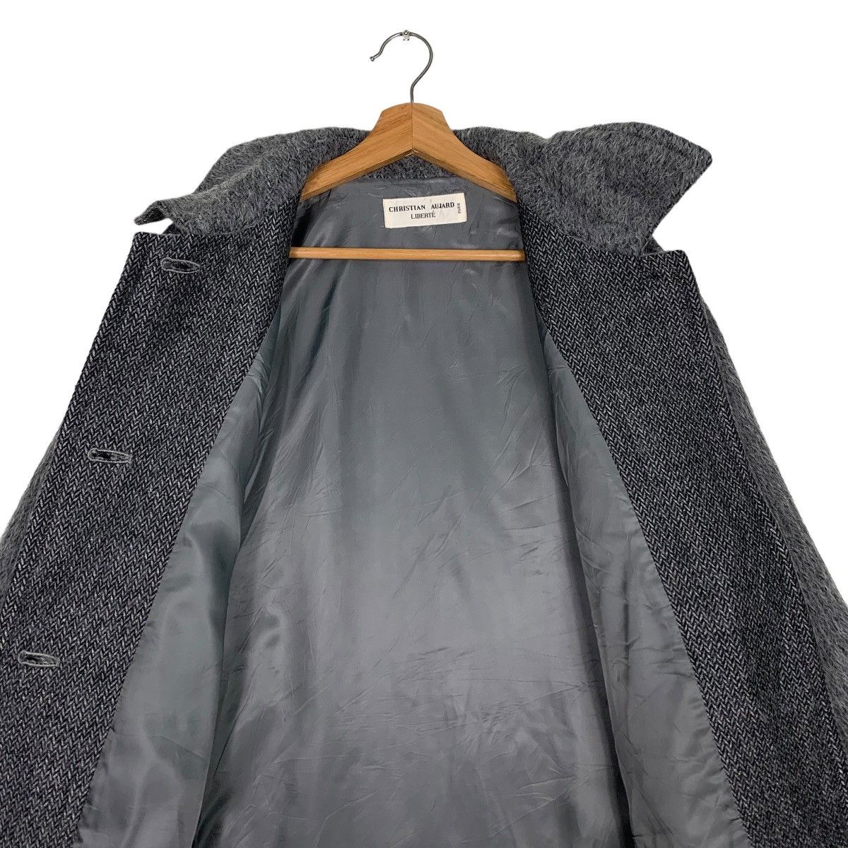 Japanese Brand CHRISTIAN AUJARD Liberte Mohair Long Coat #0083-C5 Size US L / EU 52-54 / 3 - 14 Thumbnail